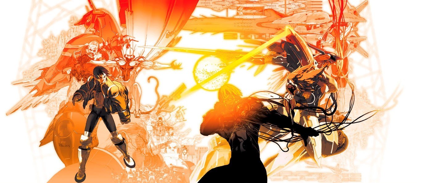 Portada ampliada de (e¨­a®e³æe) ANUBIS ZONE OF THE ENDERS (artbook).zip