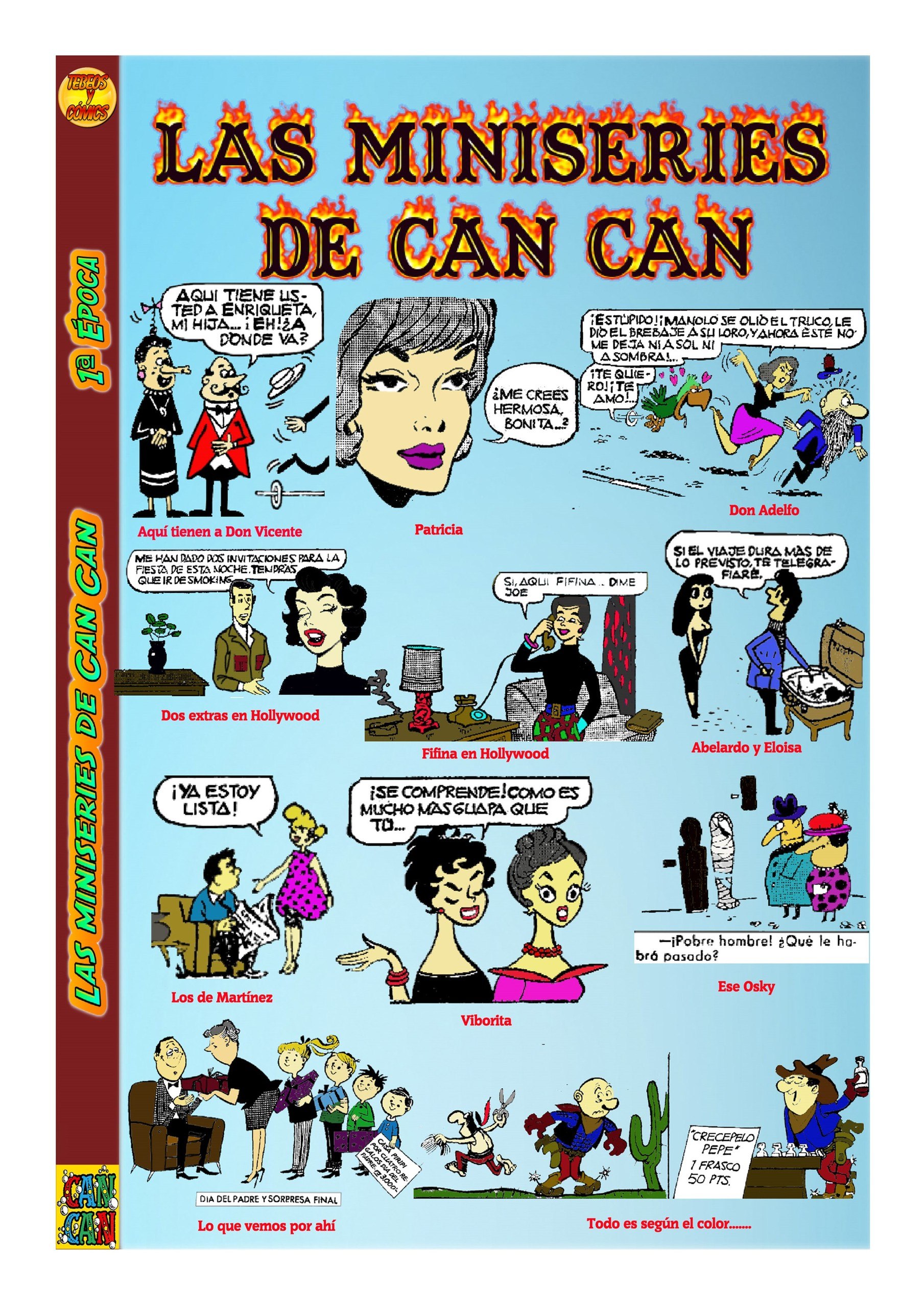 Portada ampliada de Lás miniseries de Can Can
