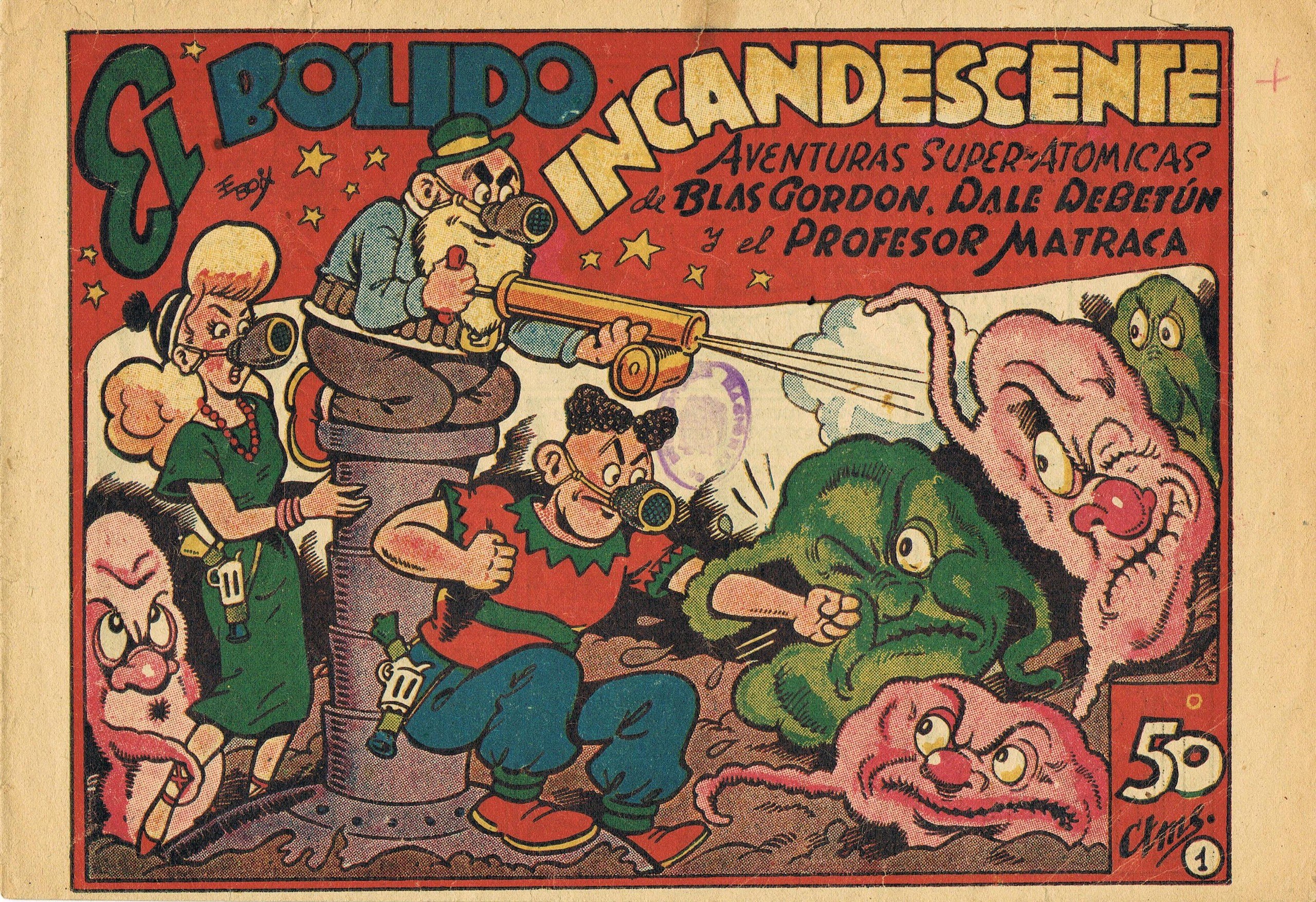 Portada ampliada de C. Bolido Incandescente