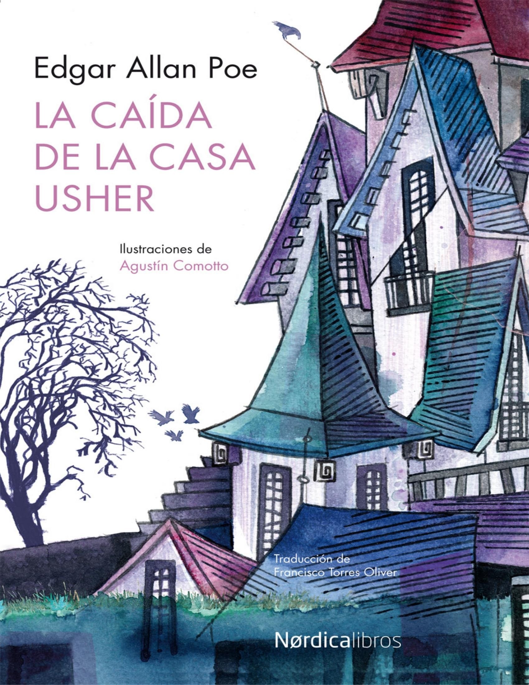 Portada ampliada de LA CAÍDA DE LA CASA USHER