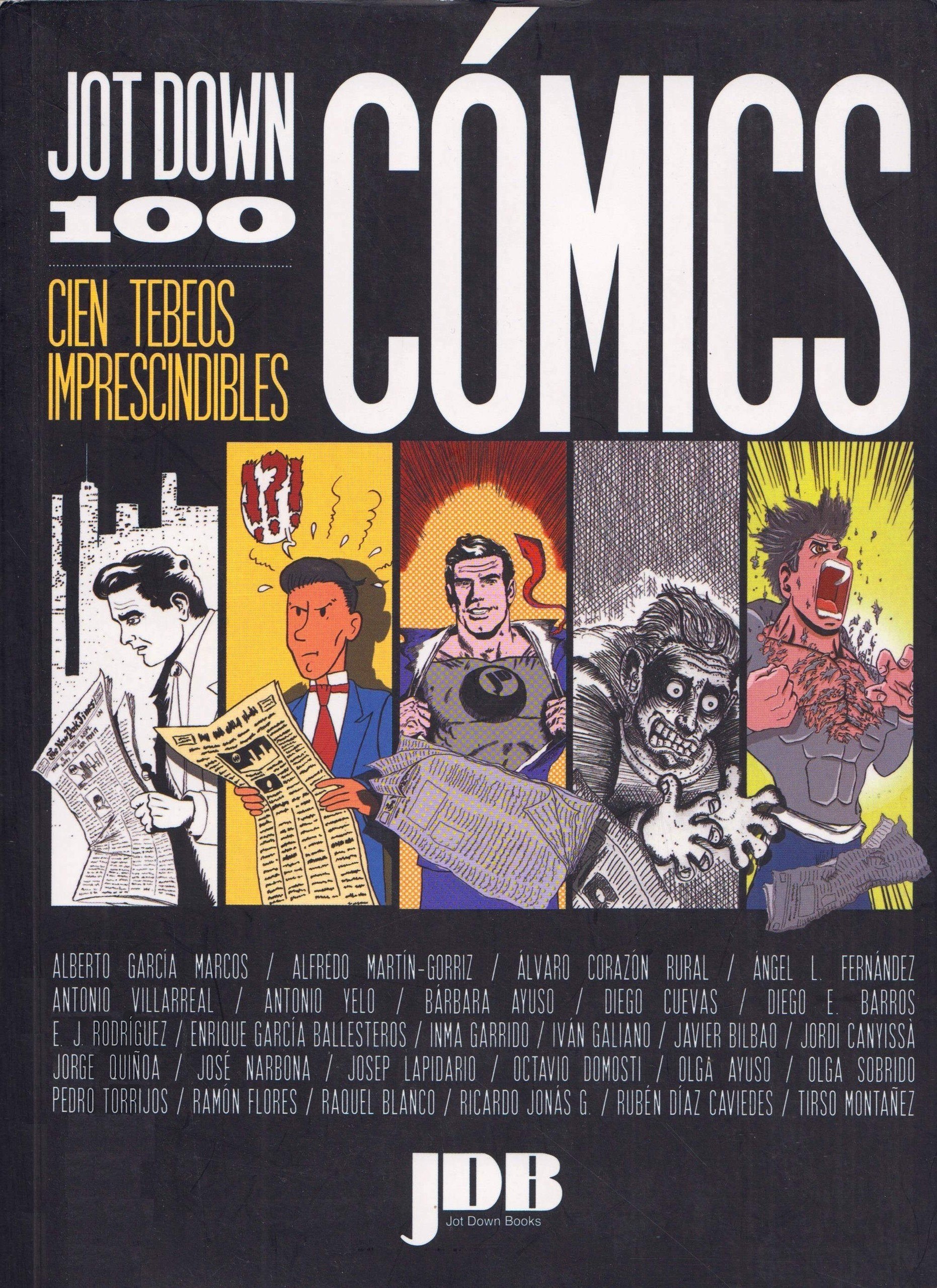 Portada ampliada de JOT DOWN 100 CÓMICS