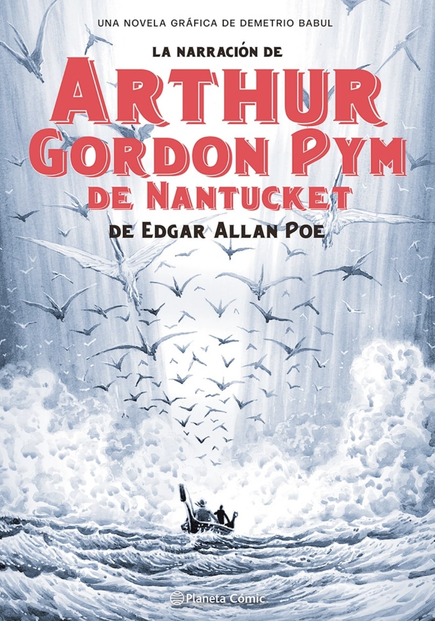 Portada ampliada de LA NARRACION DE ARTHUR GORDON PYM DE NANTUCUET