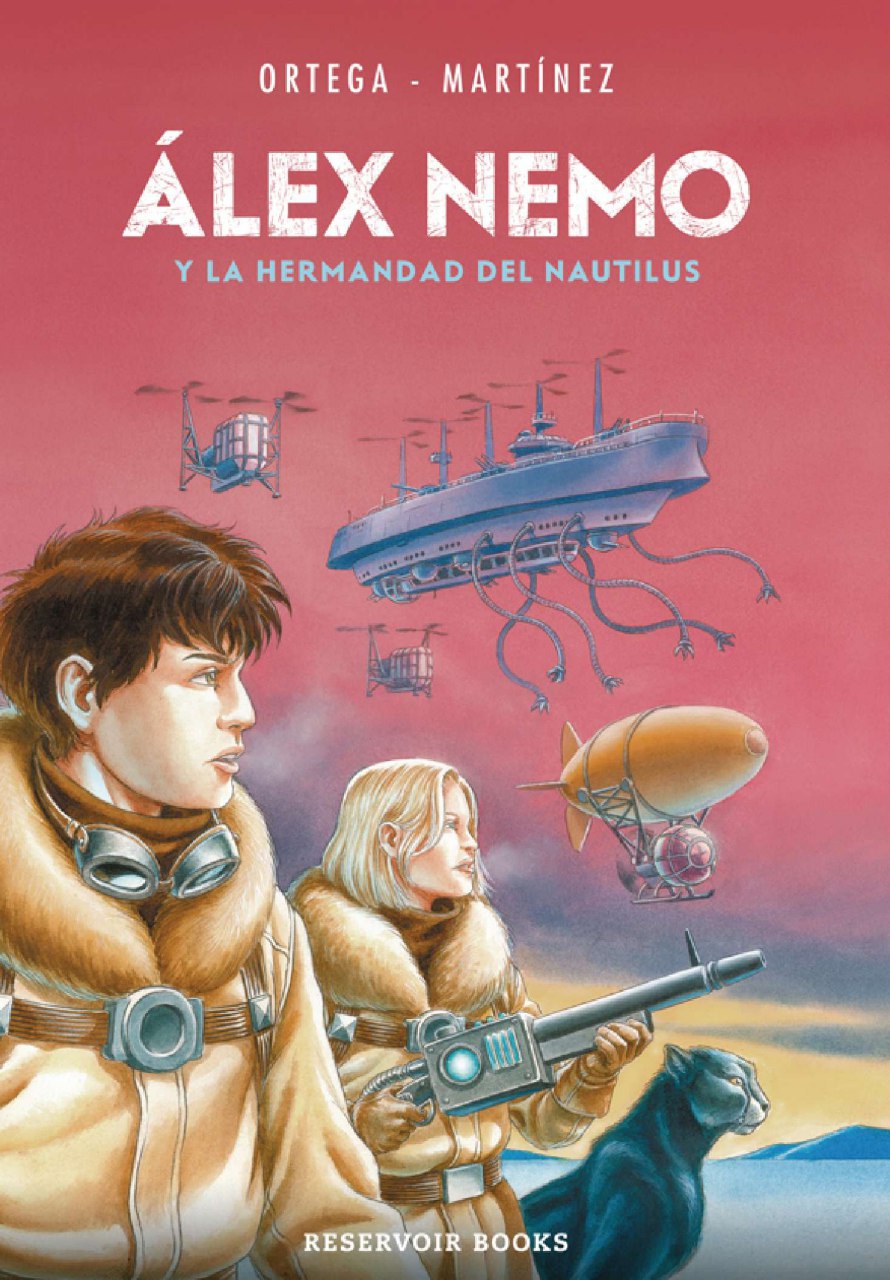 Portada ampliada de ÁLEX NEMO Y LA HERMANDAD DEL NAUTILUS