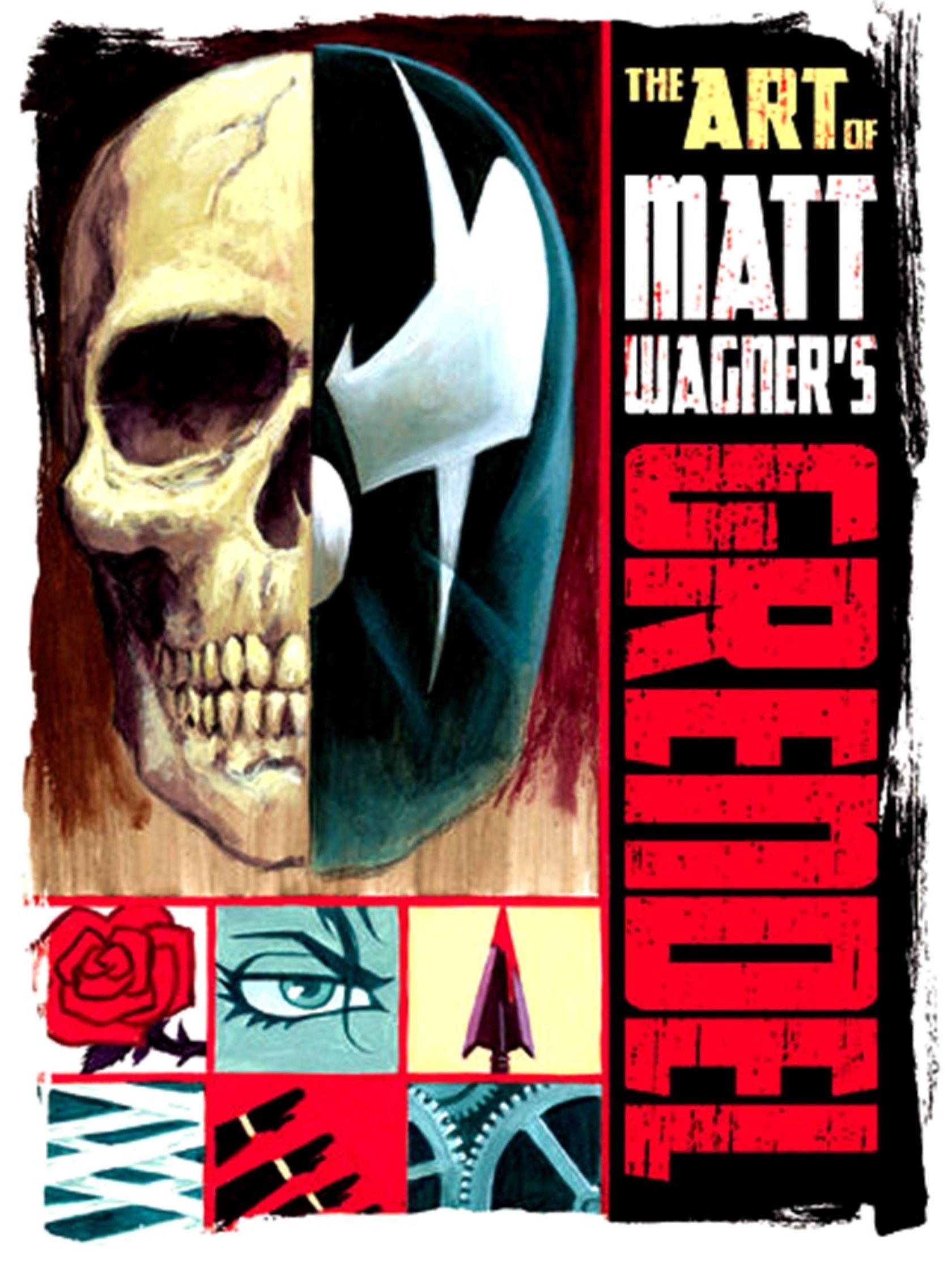 Portada ampliada de The Art of Matt Wagner's Grendel
