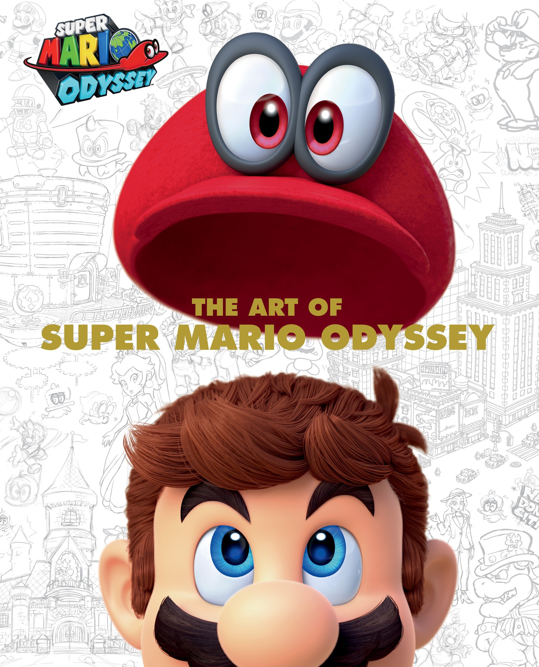 Portada ampliada de THE ART OF SUPER MARIO ODYSSEY