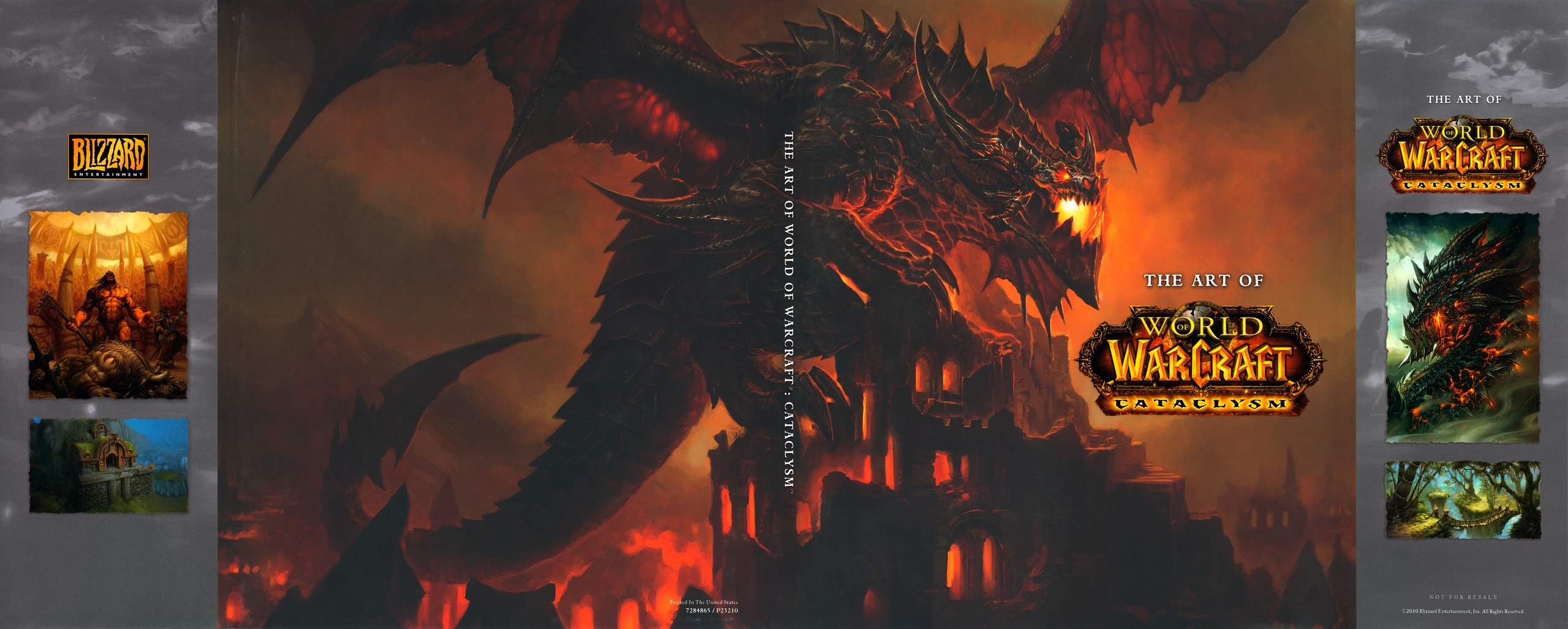 Portada ampliada de The Art of World of Warcraft: The Burning Crusade