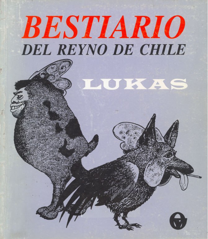 Portada ampliada de Bestiario del Reyno de Chile
