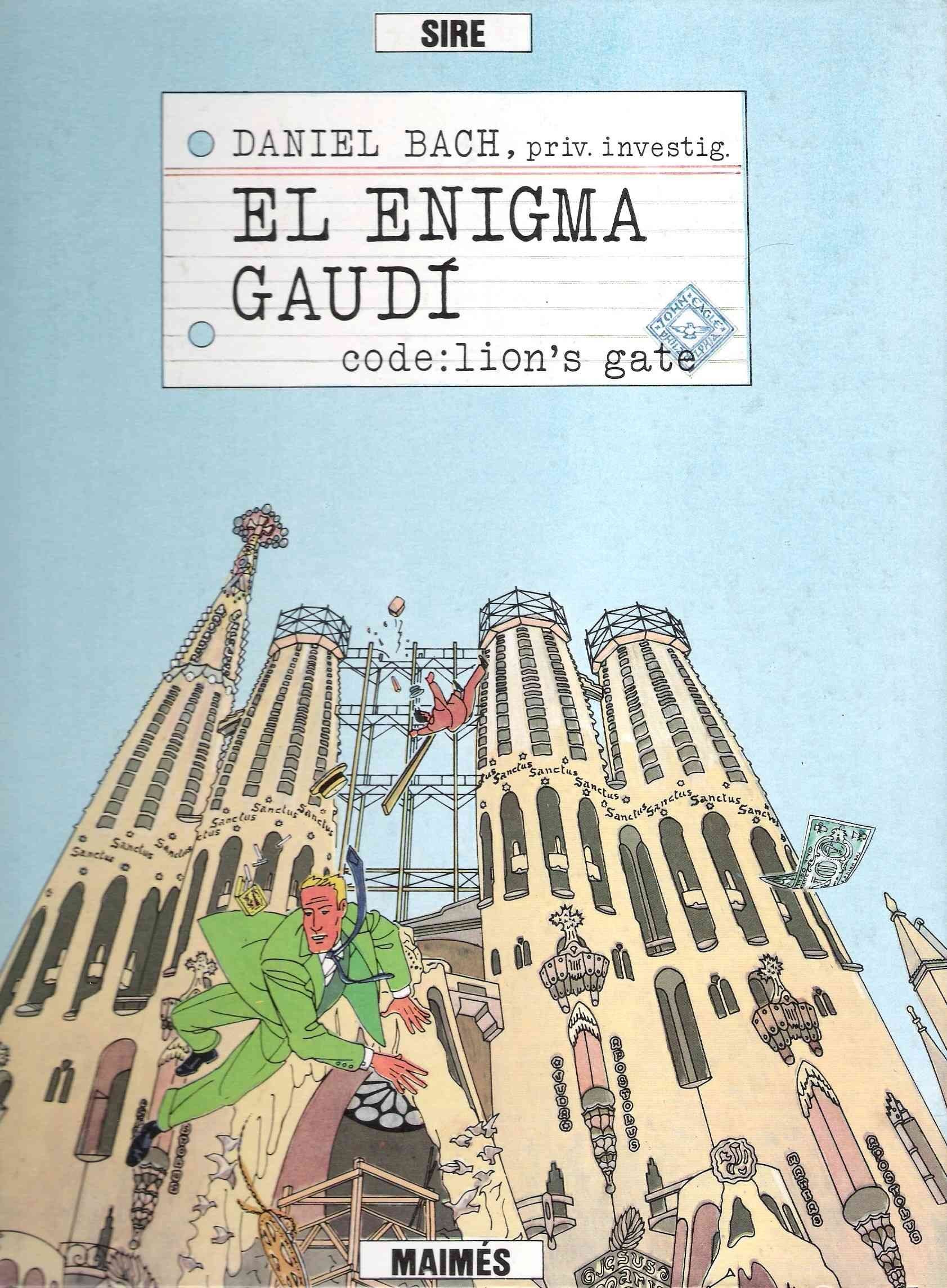 Portada ampliada de EL ENIGMA GAUDI