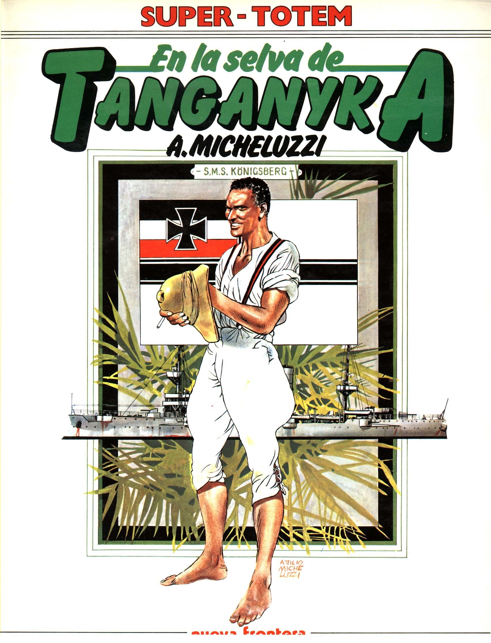 Portada ampliada de En la selva de TANGANYKA