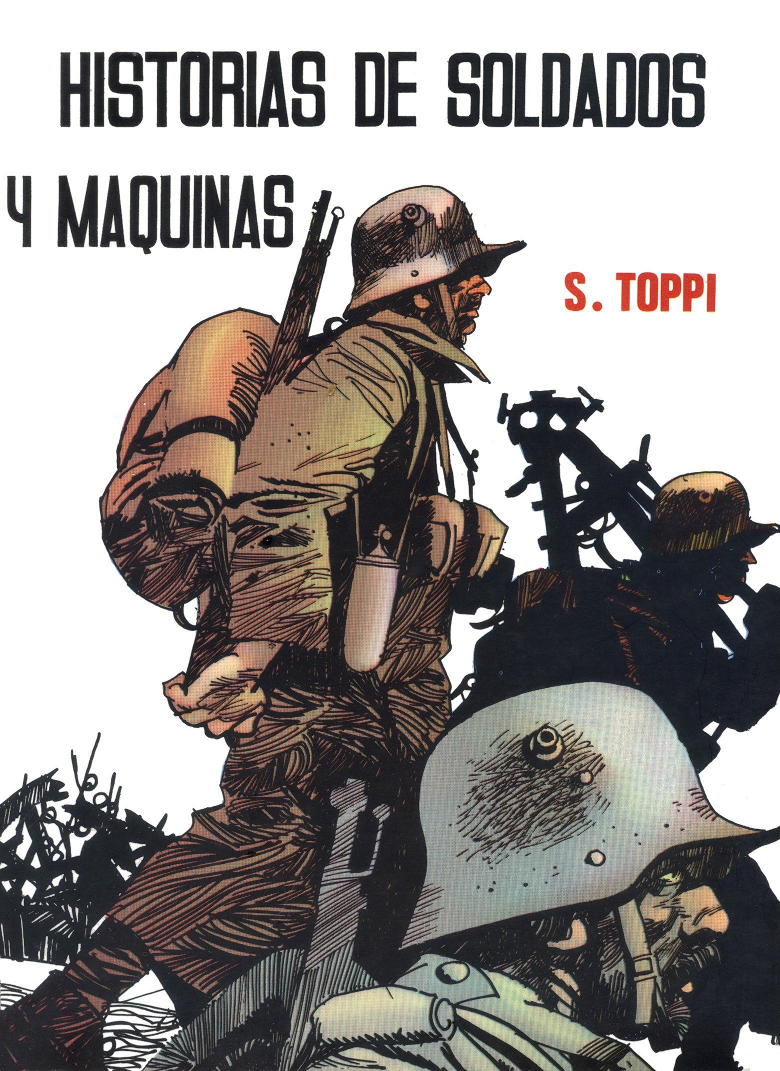 Portada ampliada de HISTORIAS DE SOLDADOS 4 MAQUINAS