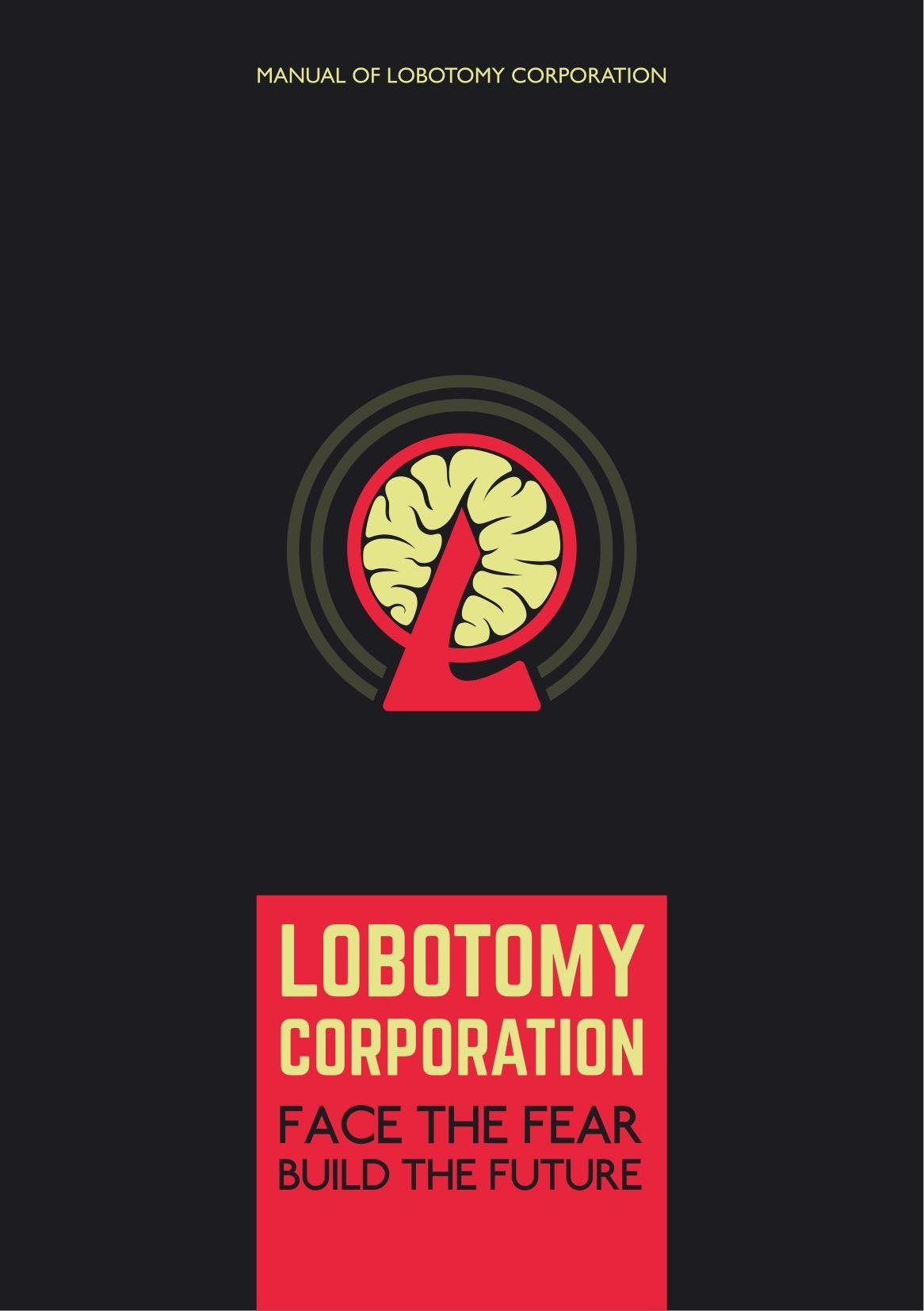Portada ampliada de MANUAL OF LOBOTOMY CORPORATION