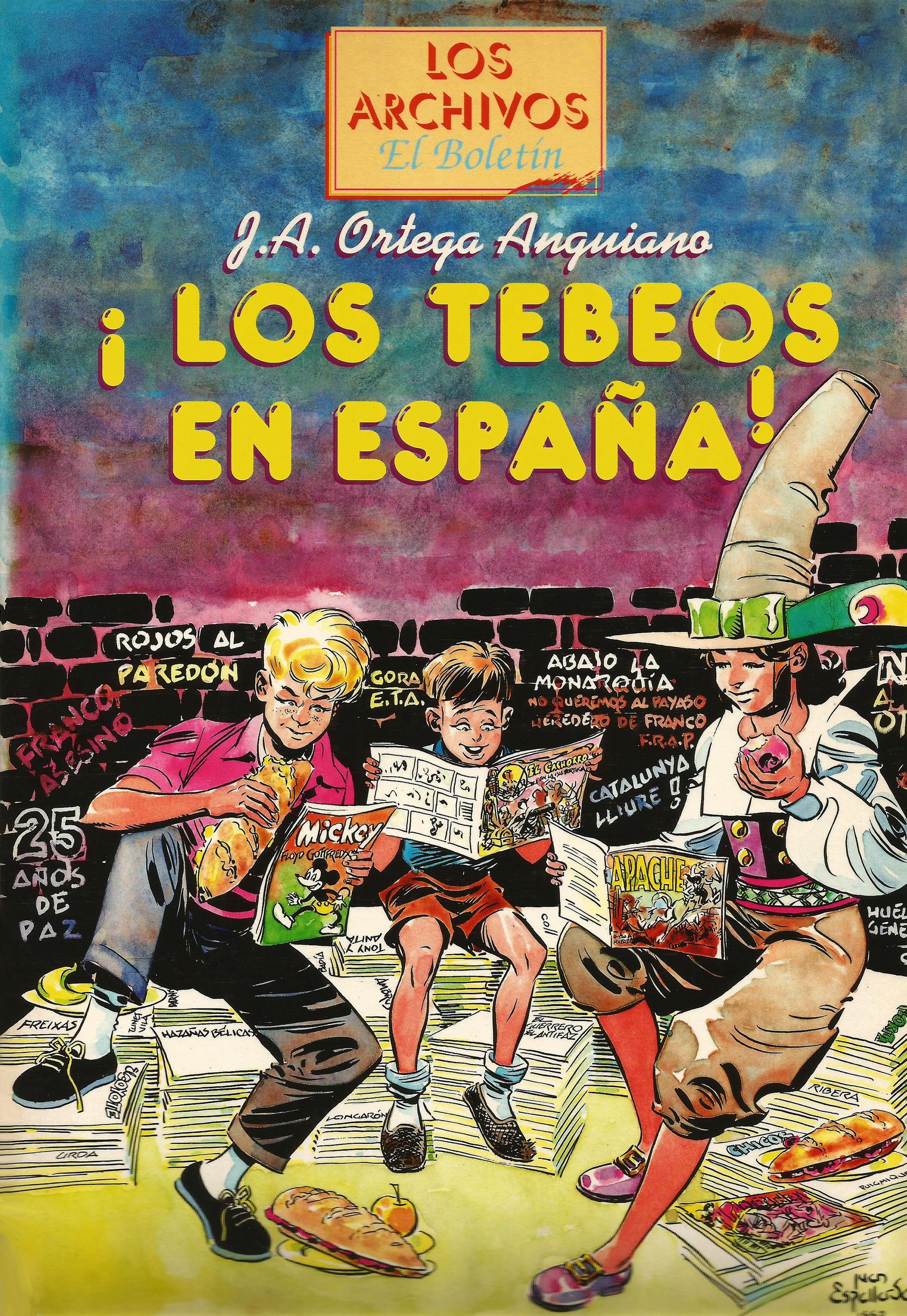 Portada ampliada de ¡LOS TEBEOS EN ESPAÑA!
