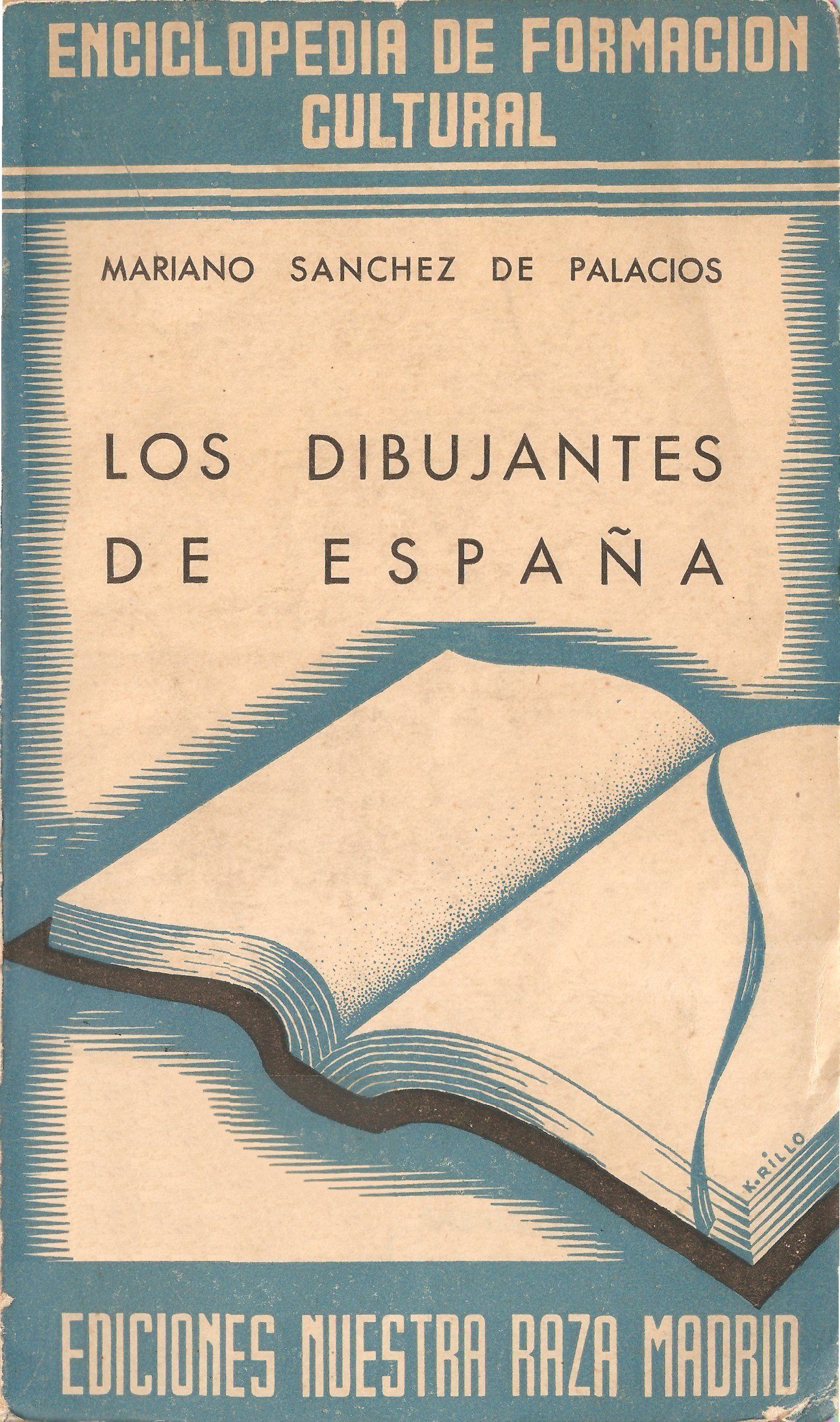 Portada ampliada de LOS DIBUJANTES DE ESPAÑA