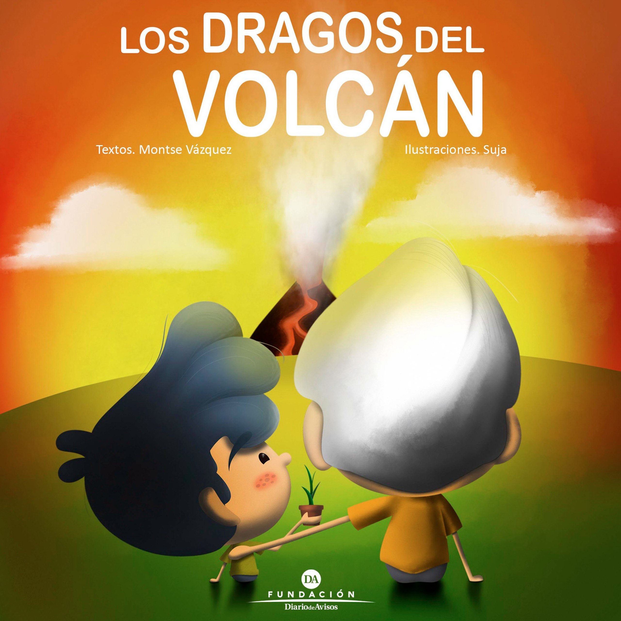Portada ampliada de LOS DRAGOS DEL VOLCÁN