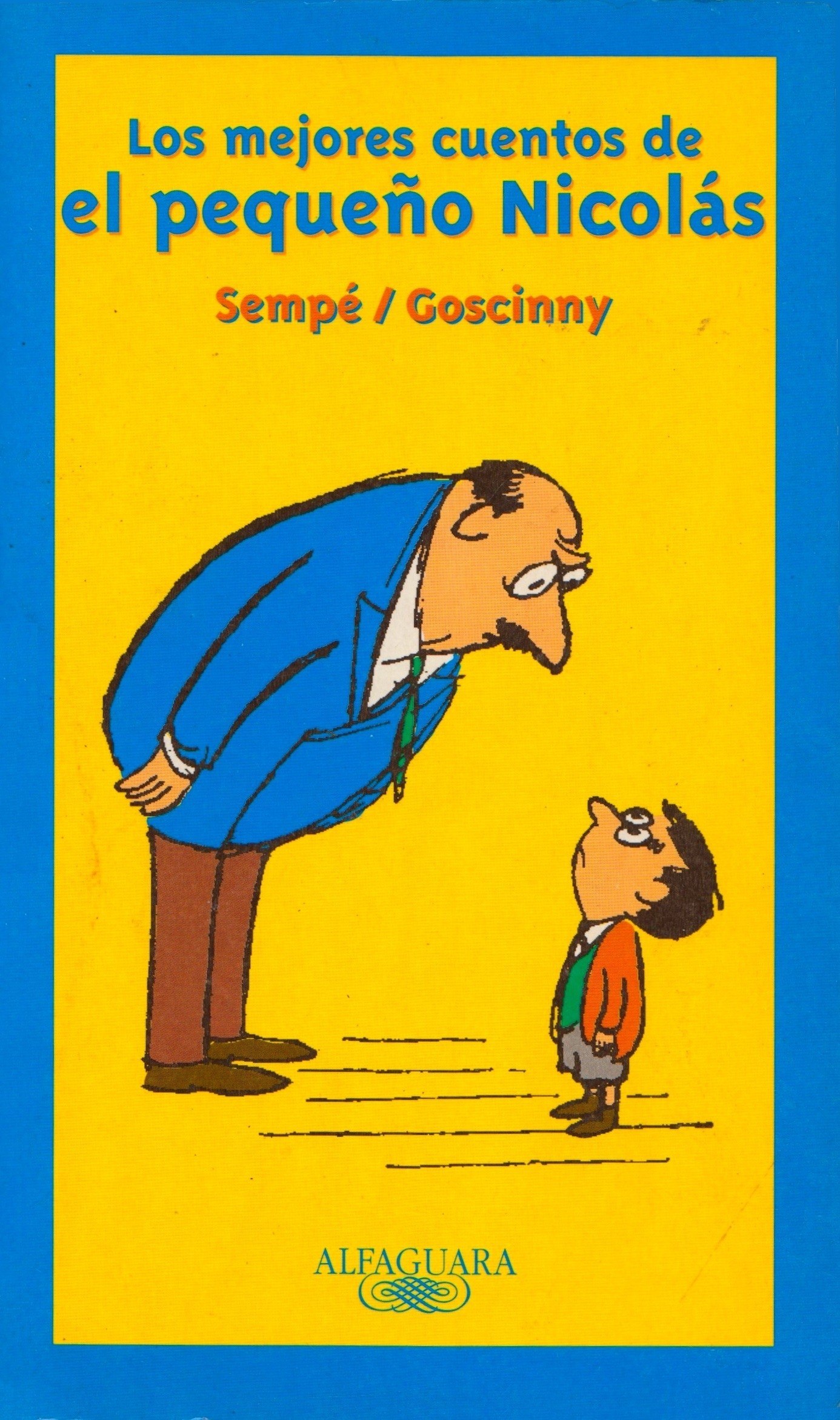 Portada ampliada de Los mejores cuentos de el pequeño Nicolás