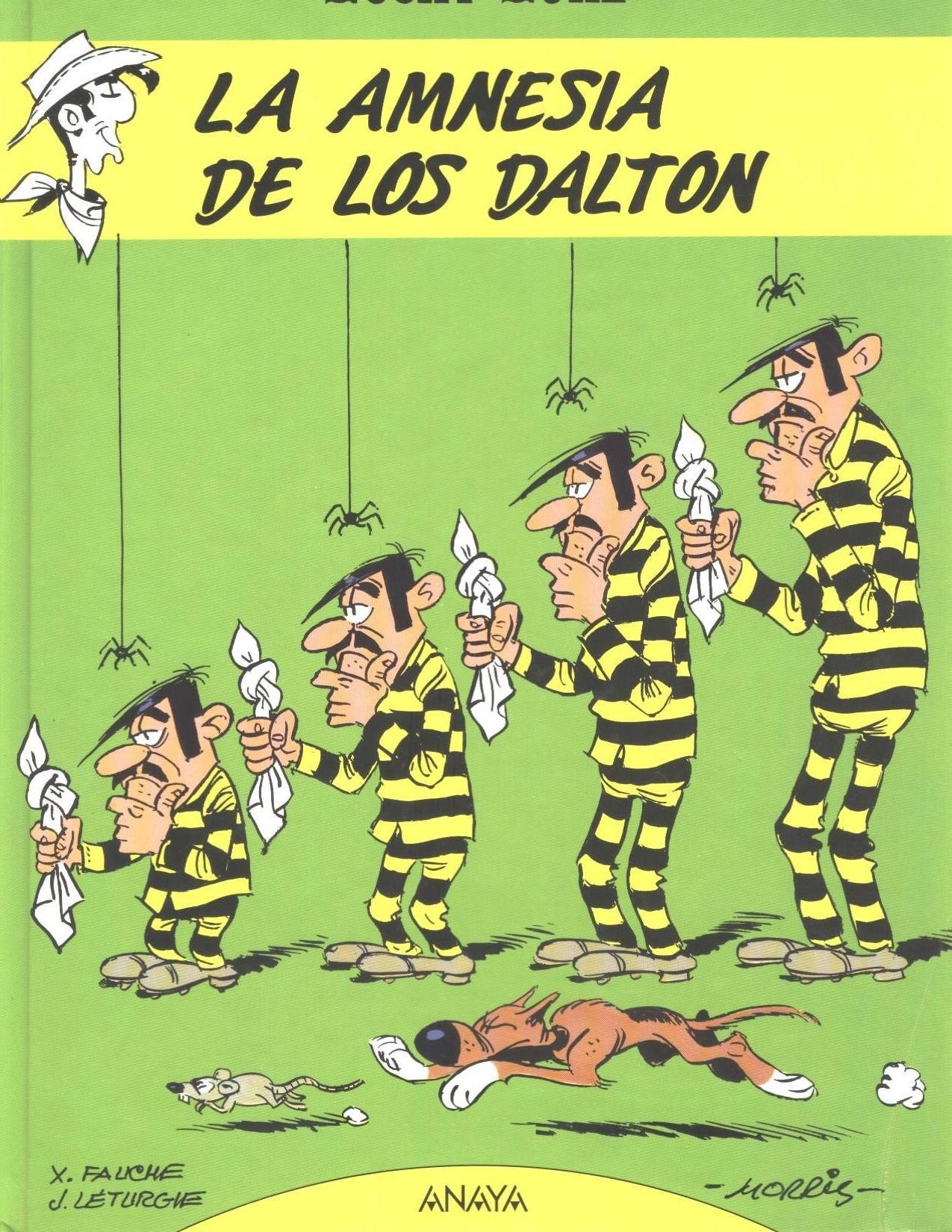 Portada ampliada de LA AMNESIA DE LOS DALTON