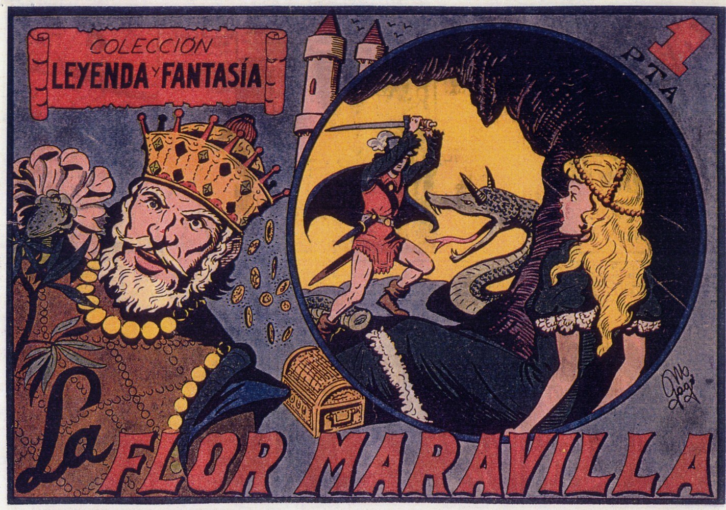 Portada ampliada de La Flor Maravilla