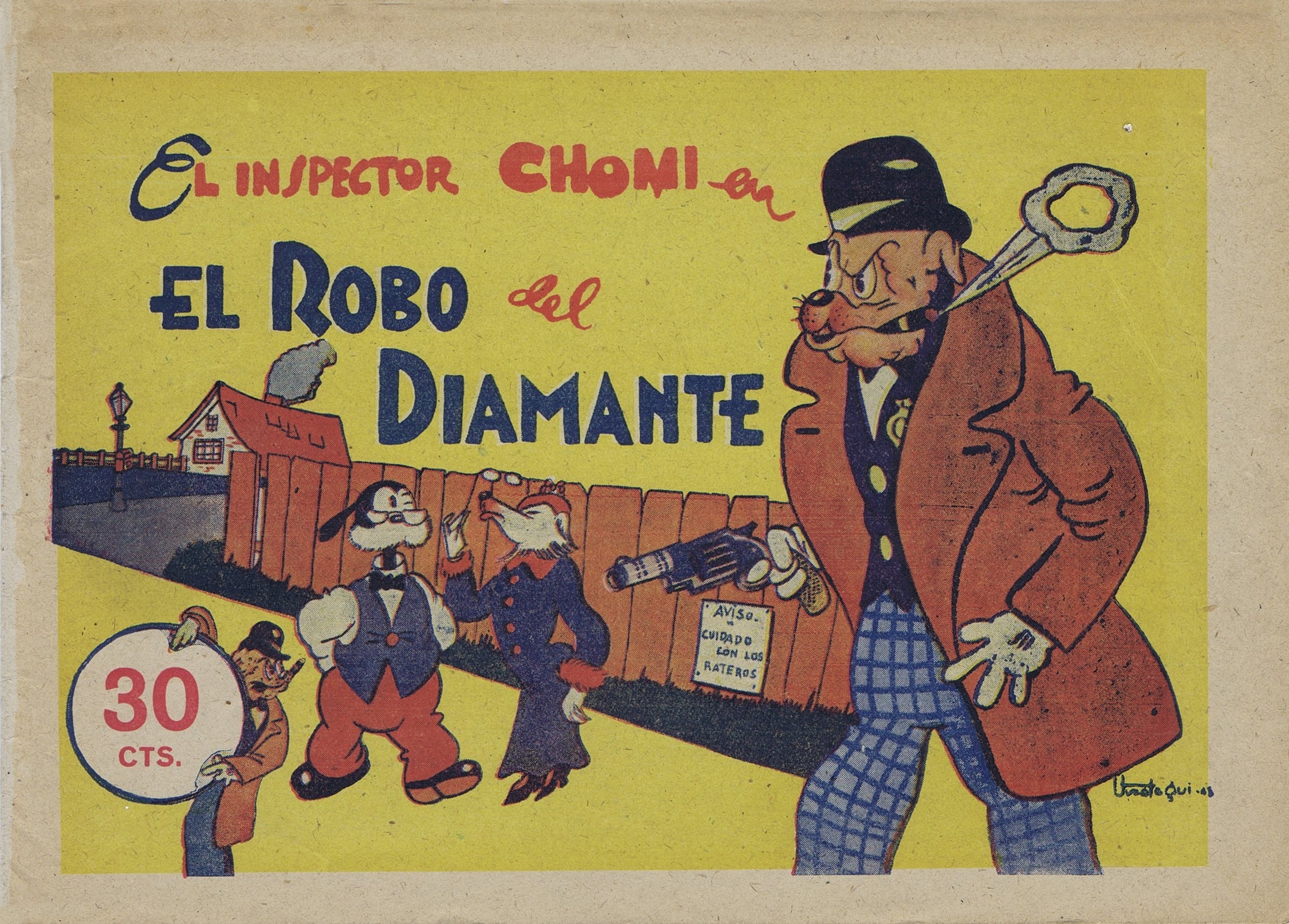 Portada ampliada de El Robo del Diamante