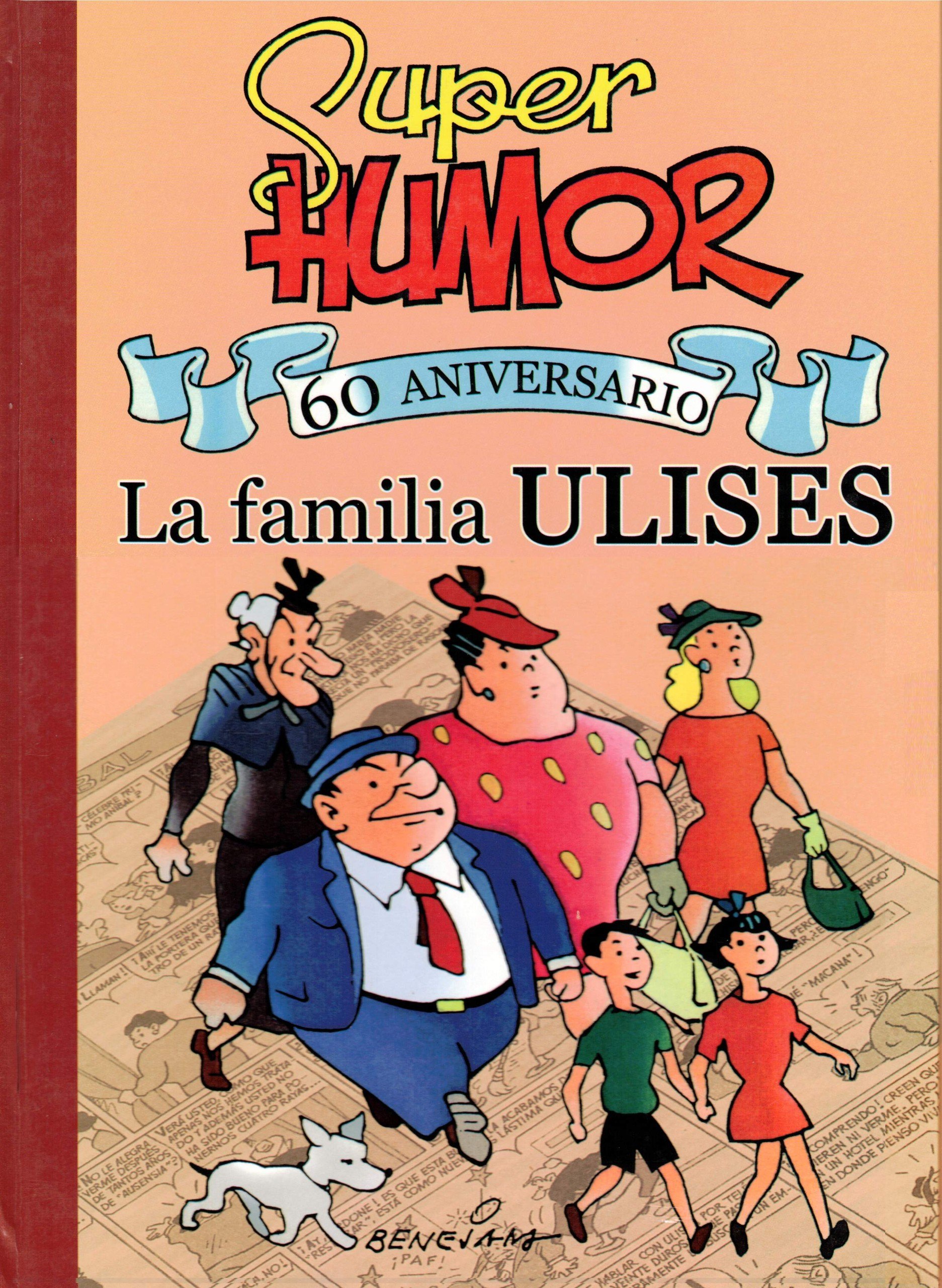 Portada ampliada de Super Humor 60 Aniversario La familia Ulises
