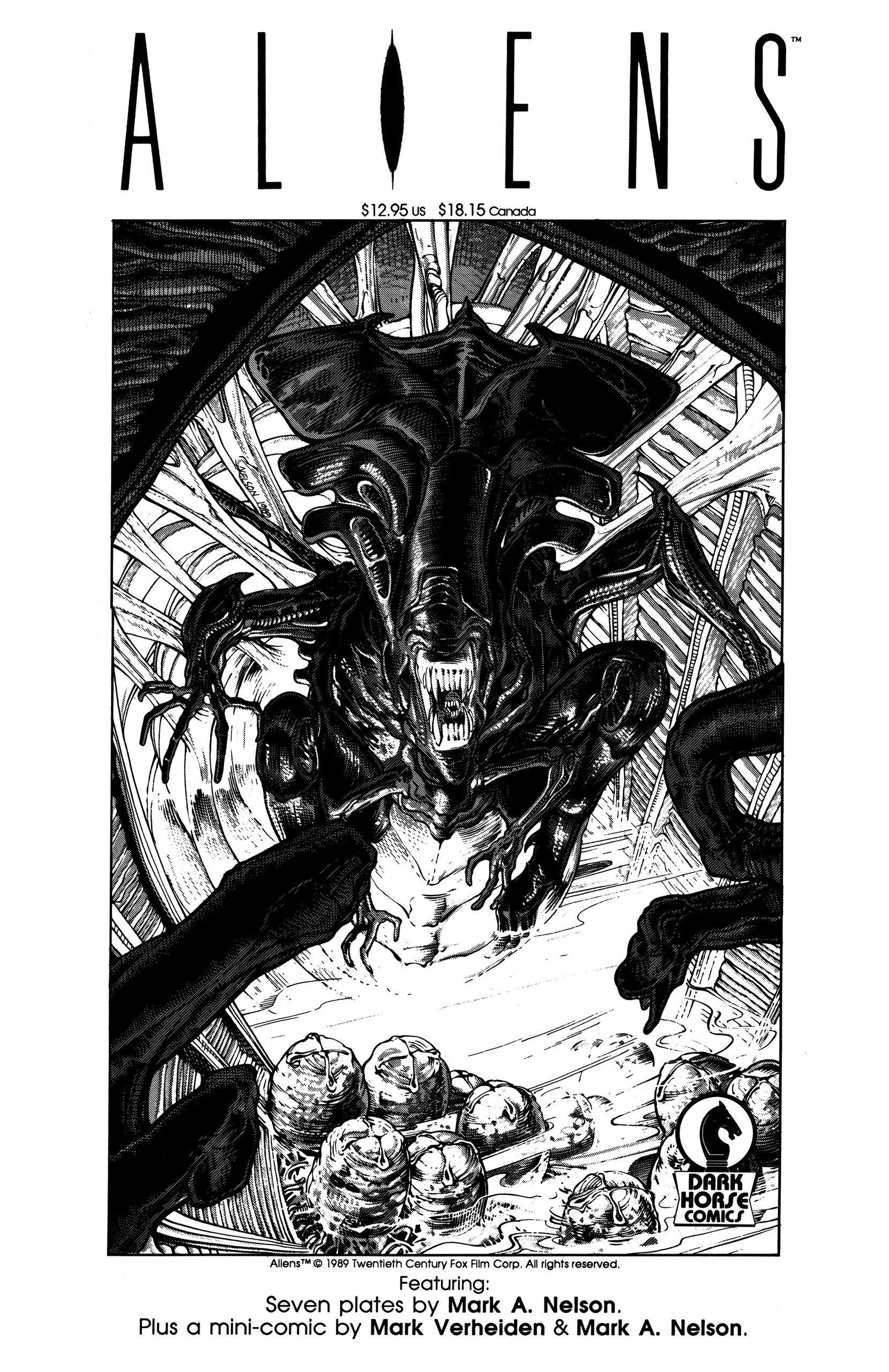 Portada ampliada de ALIENS