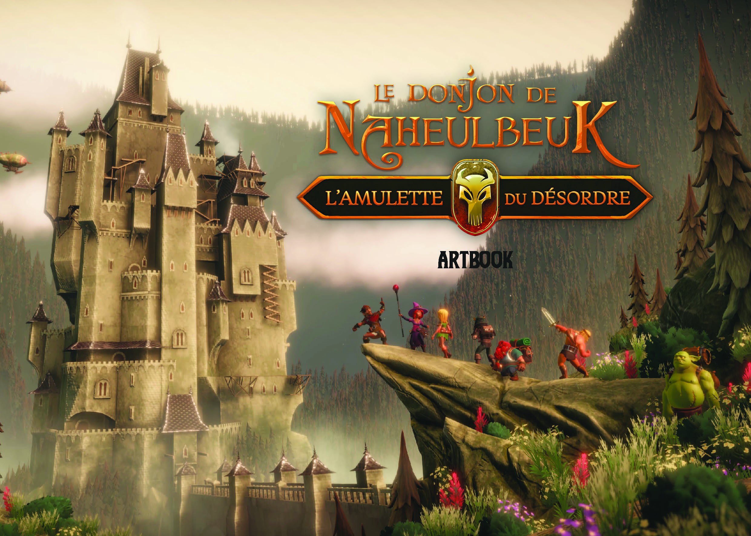 Portada ampliada de Le Donjon de Naheulbeuk