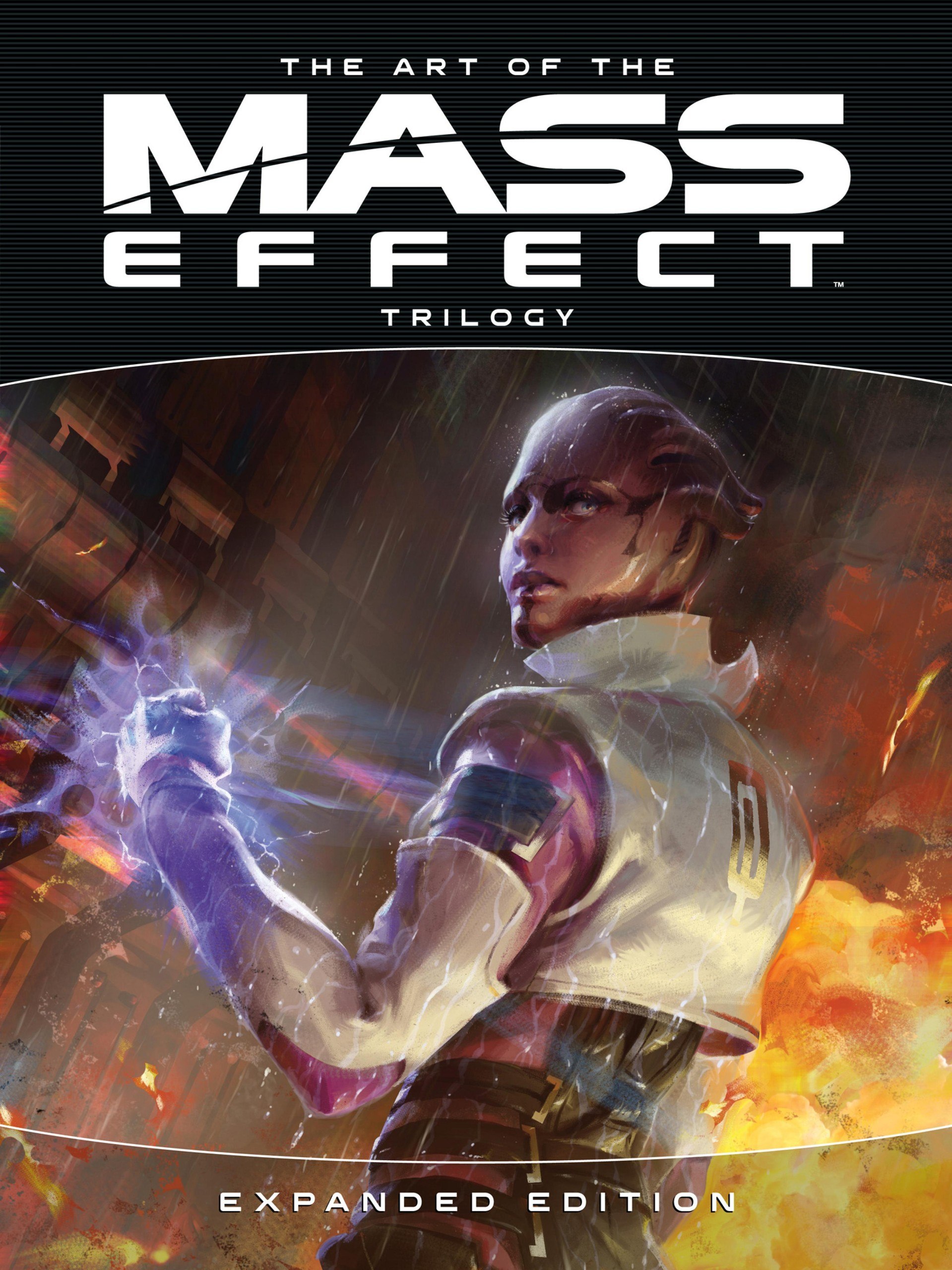 Portada ampliada de THE ART OF THE MASS EFFECT TRILOGY