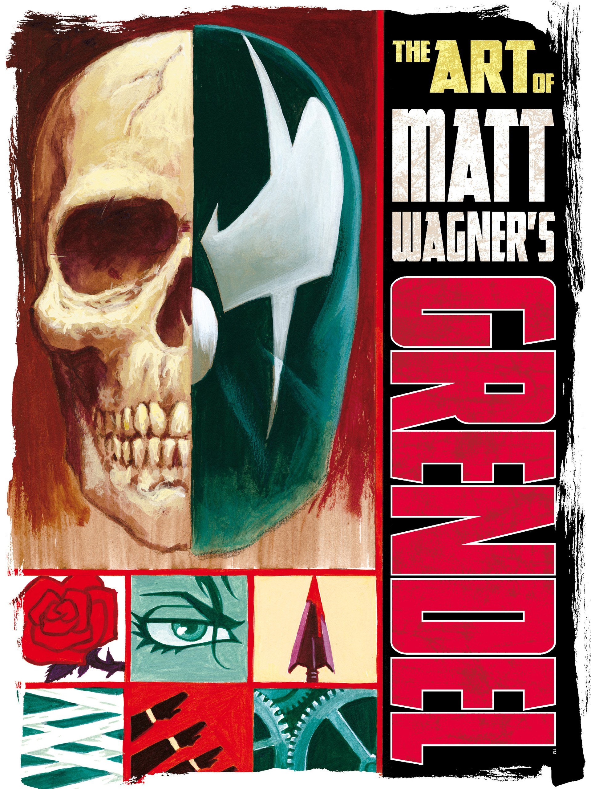 Portada ampliada de The Art of Matt Wagner's Grendel