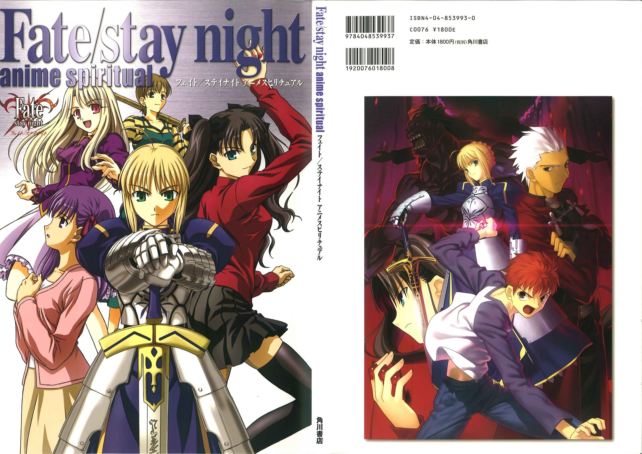 Portada ampliada de Fate/stay night