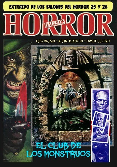 Portada ampliada de Halls of Horror