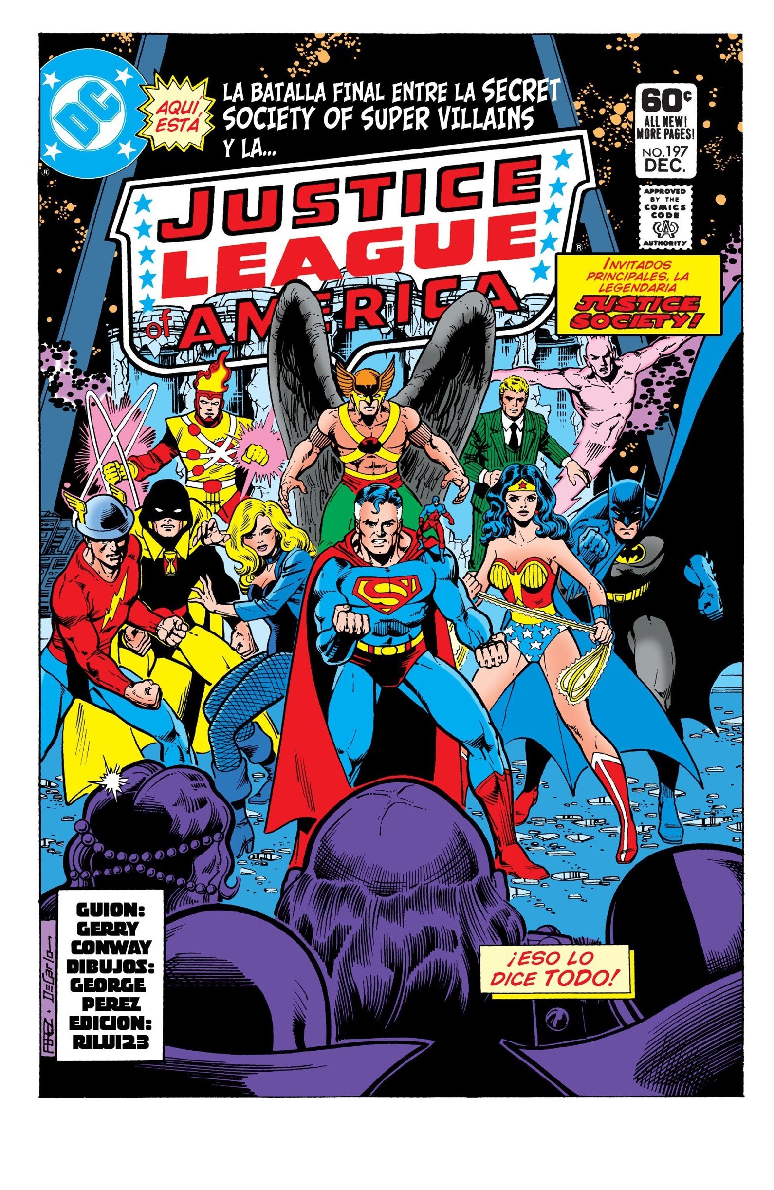 Portada ampliada de Justice League America