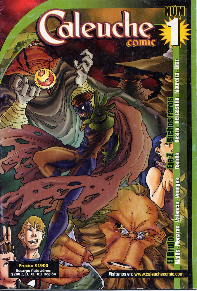 Portada ampliada de Caleuche comic