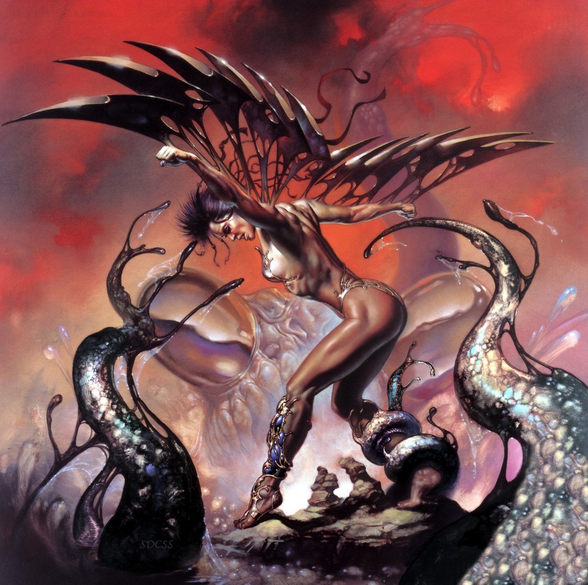 Portada ampliada de Artbook - Boris Vallejo - Frazetta-291-Heroic-Fantasy-Dragons-&-Others-Picsq.rar