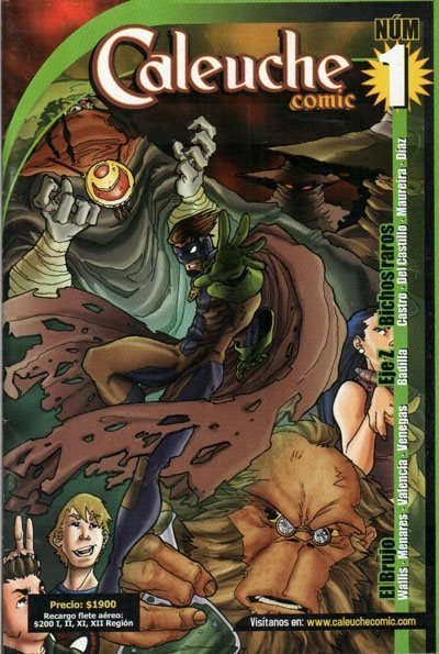 Portada ampliada de Caleuche comic