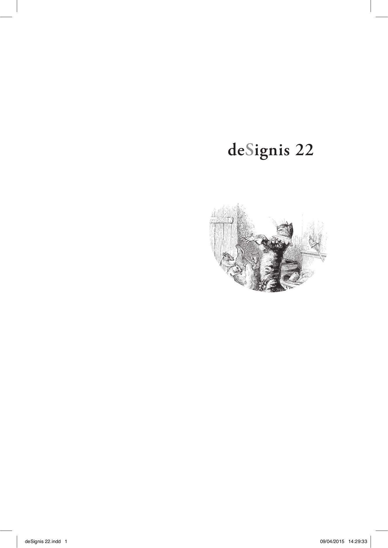 Portada ampliada de deSignis 22