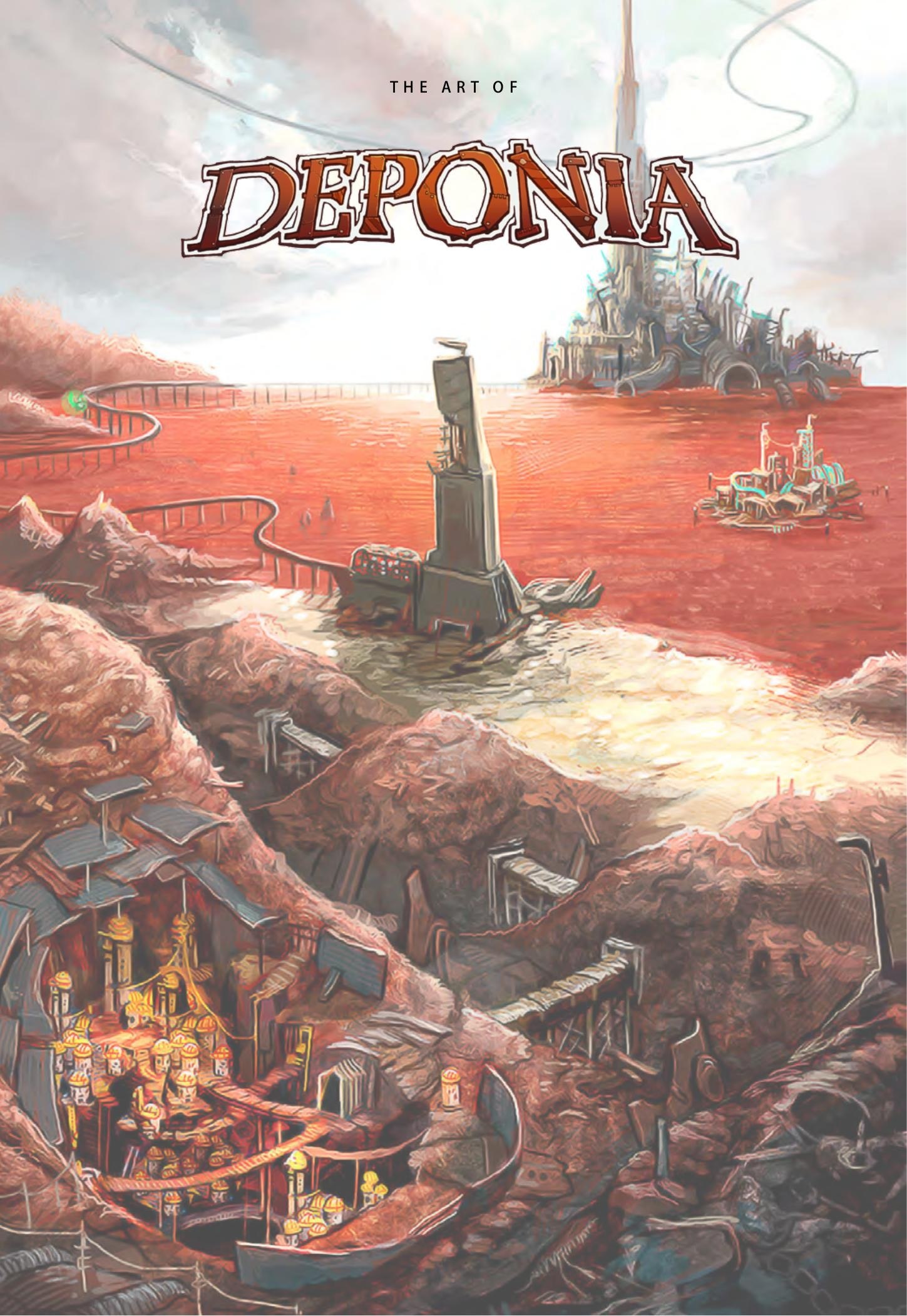 Portada ampliada de The Art of Deponia