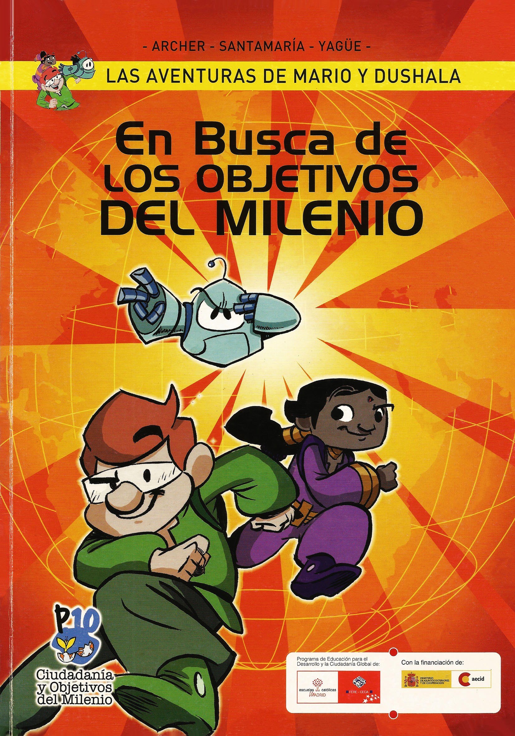Portada ampliada de En Busca de LOS OBJETIVOS DEL MILENIO