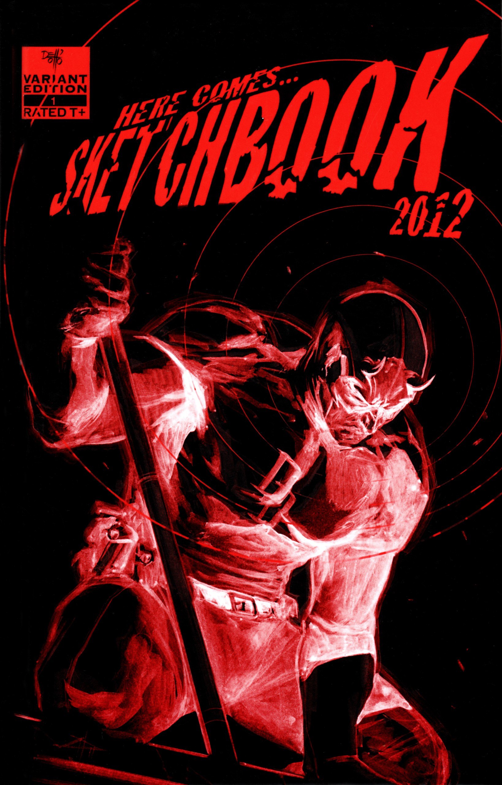 Portada ampliada de HERE COMES... SKETCHBOOK 2012