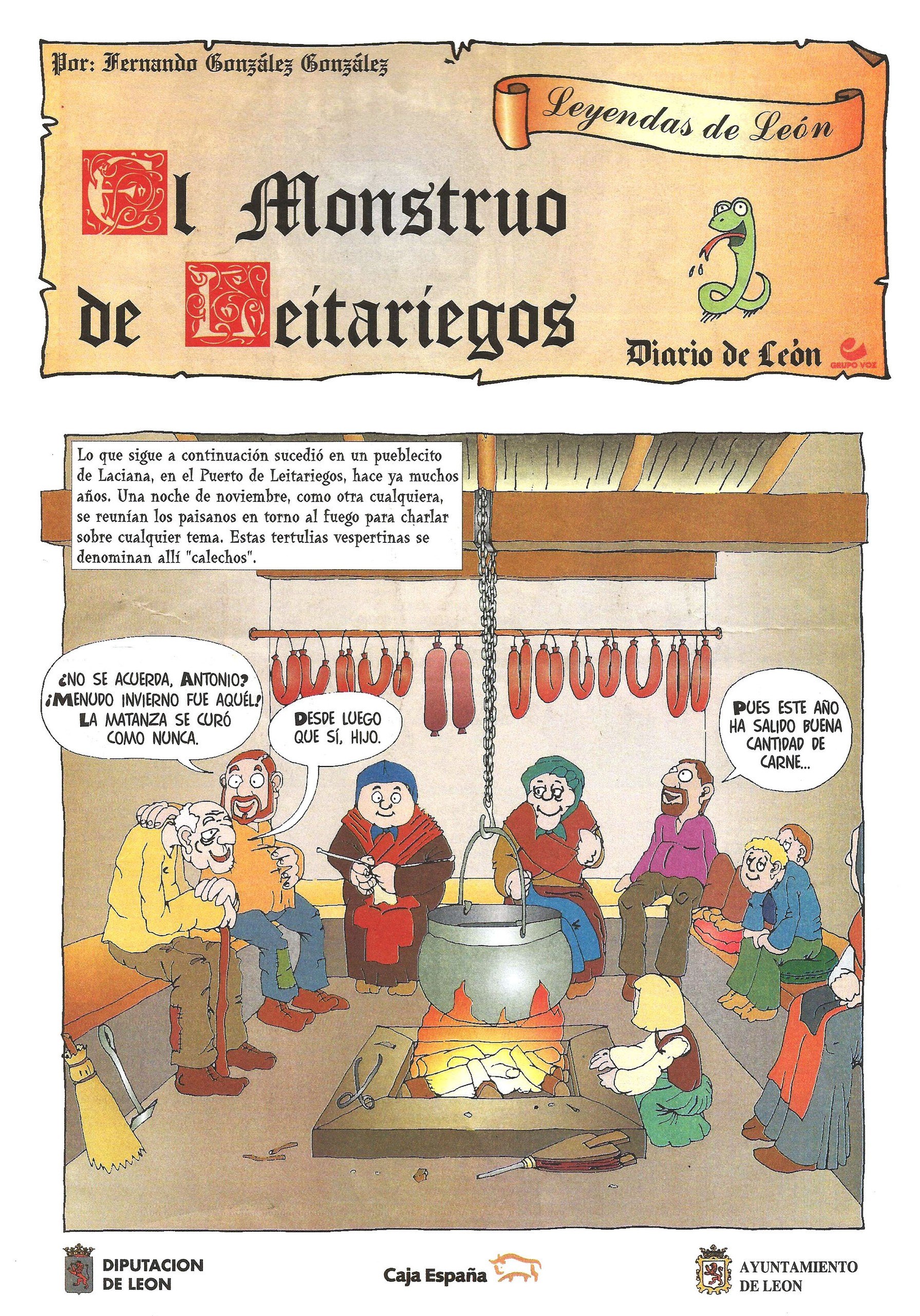 Portada ampliada de El Monstruo de Neitariegos
