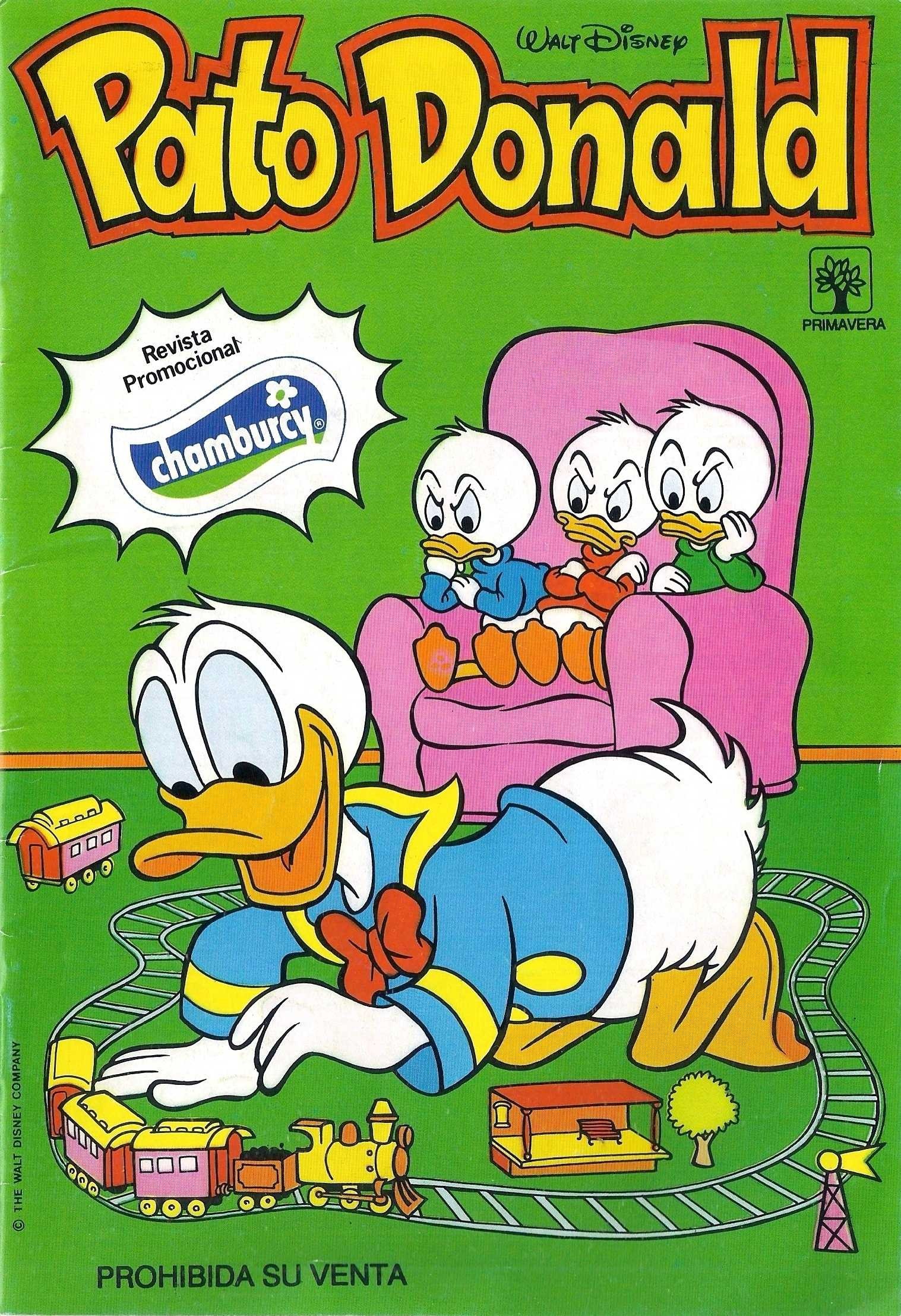 Portada ampliada de Pato Donald