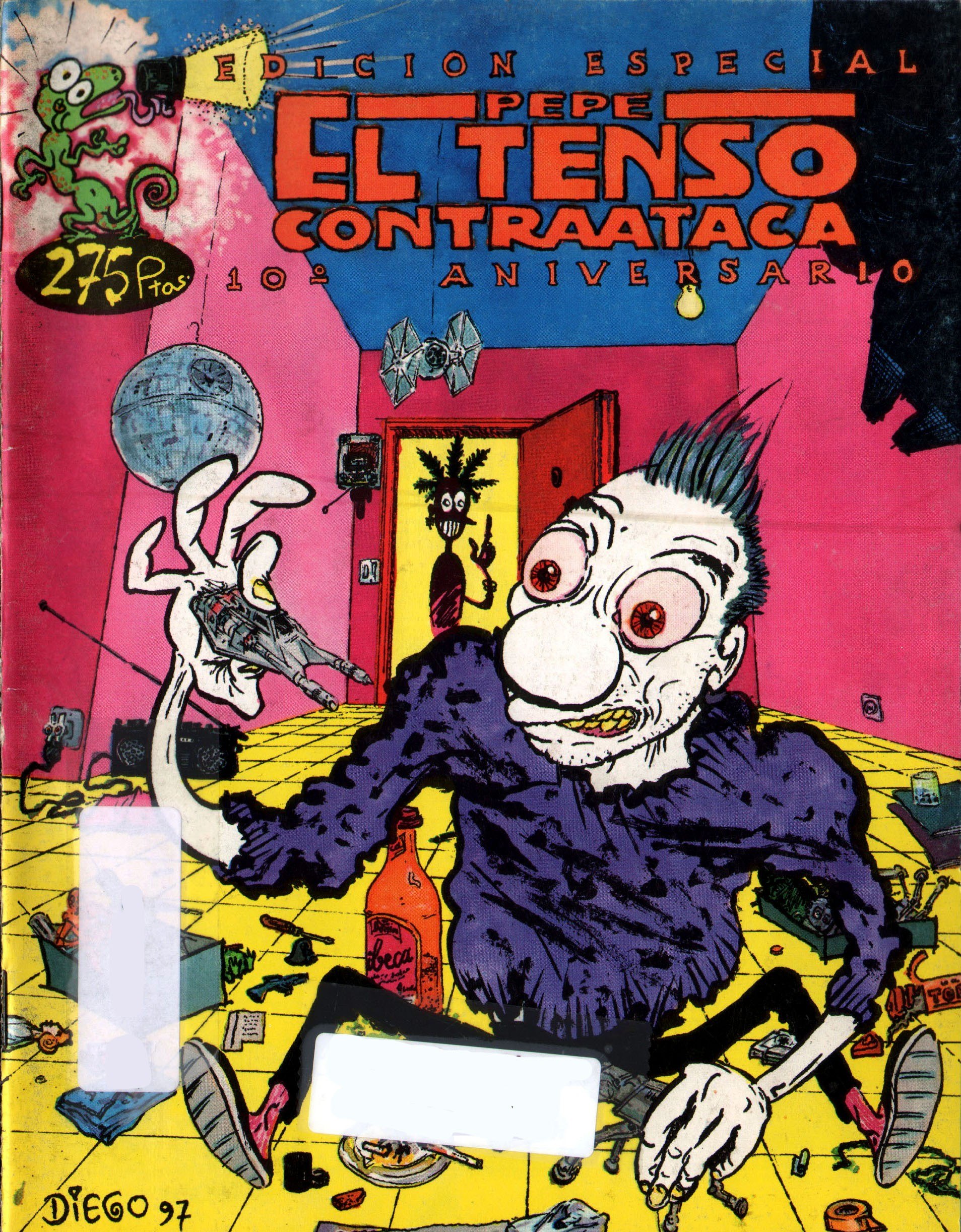Portada ampliada de El Tenso Contraataca