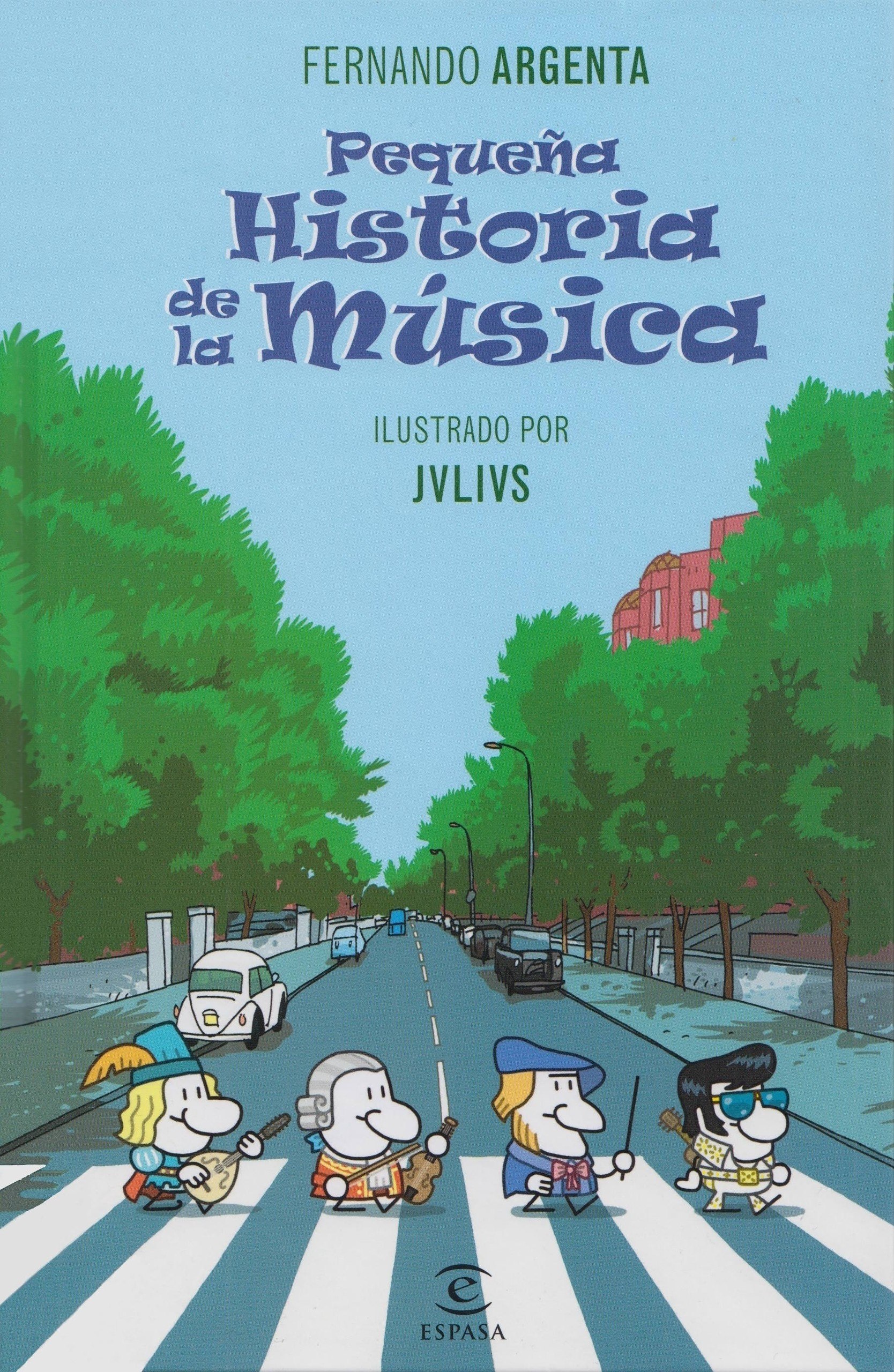 Portada ampliada de Pequeña Historia de la música