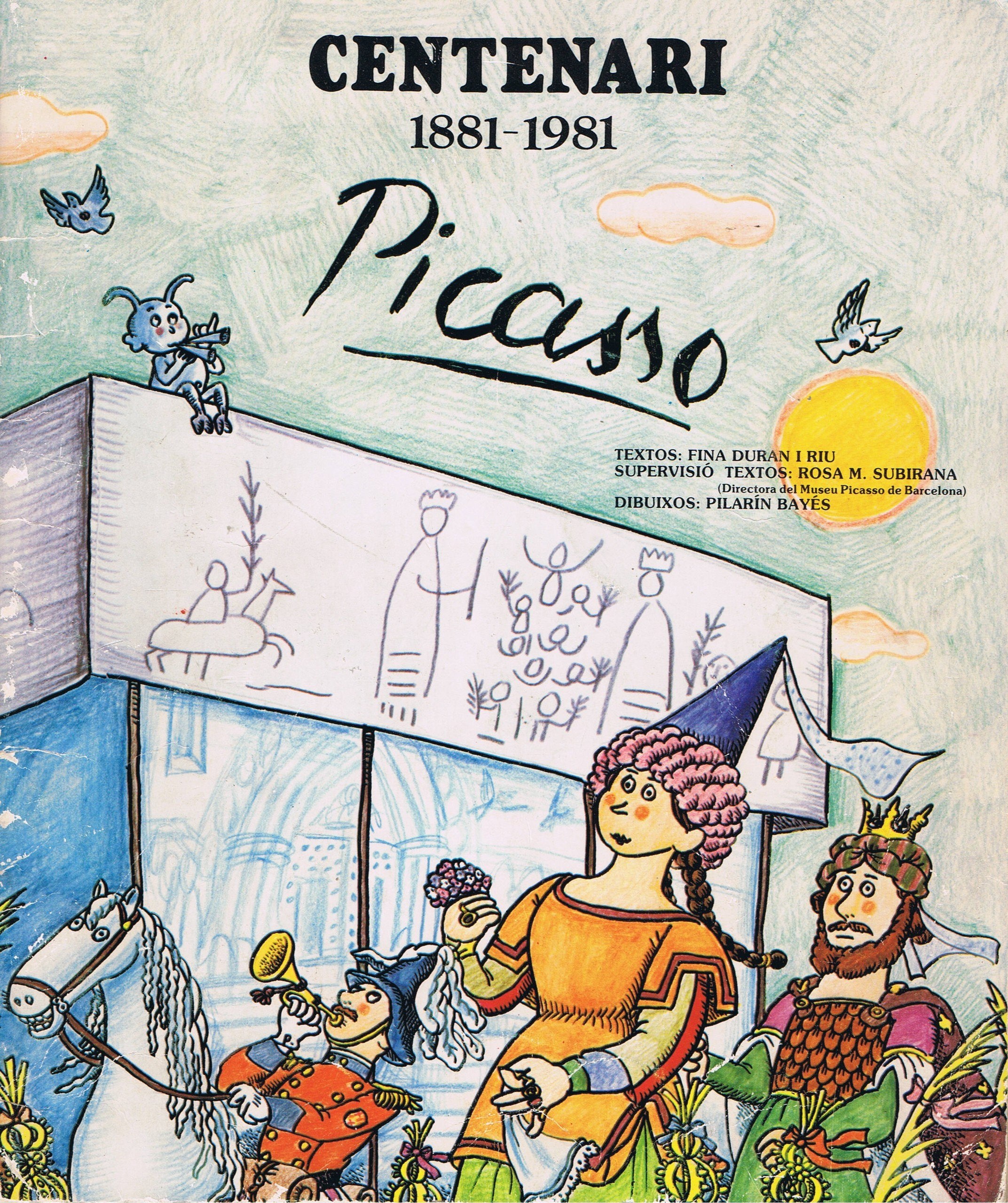 Portada ampliada de CENTENARI 1881-1981 Picasso