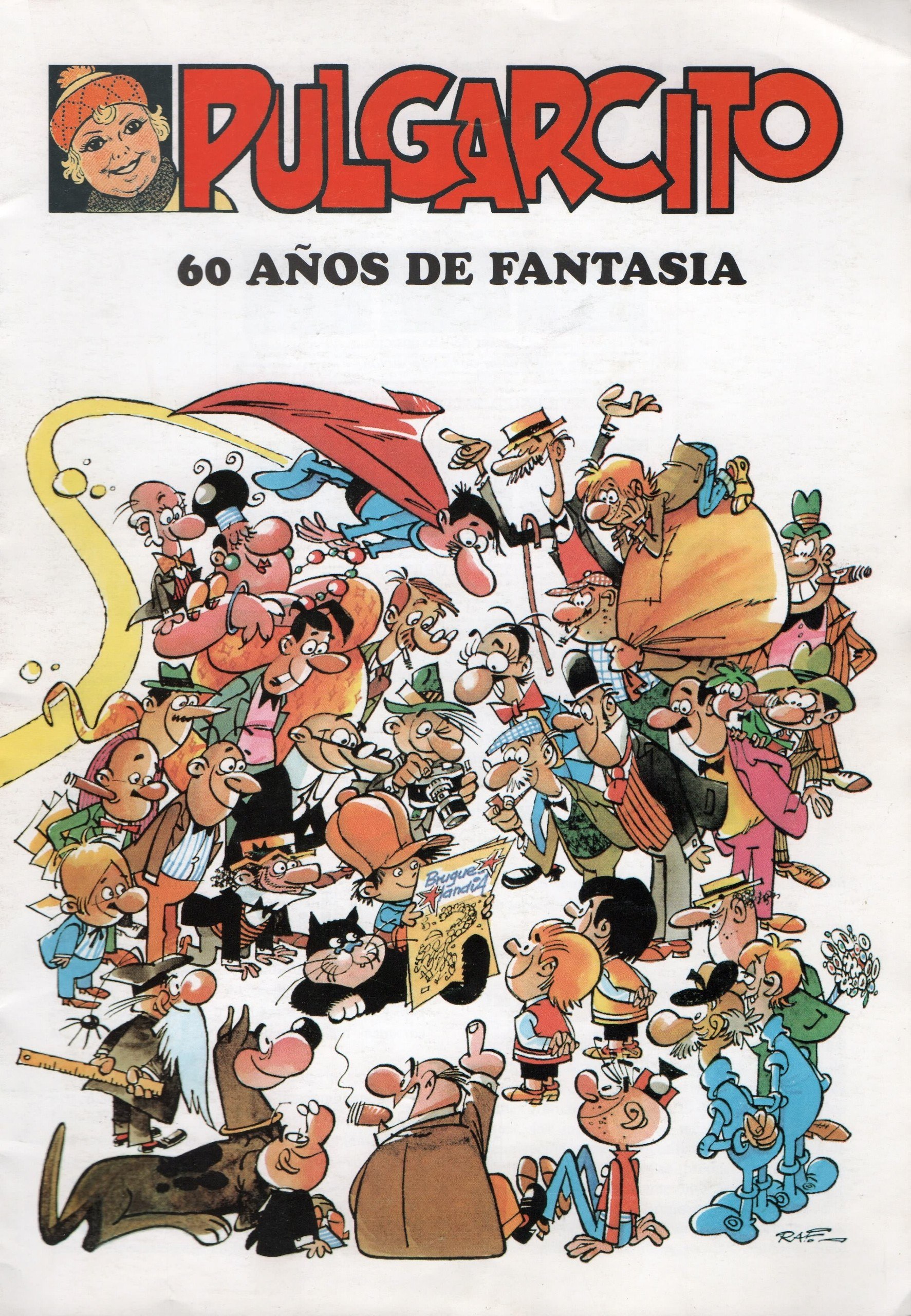 Portada ampliada de PULGARCITO 60 AÑOS DE FANTASIA