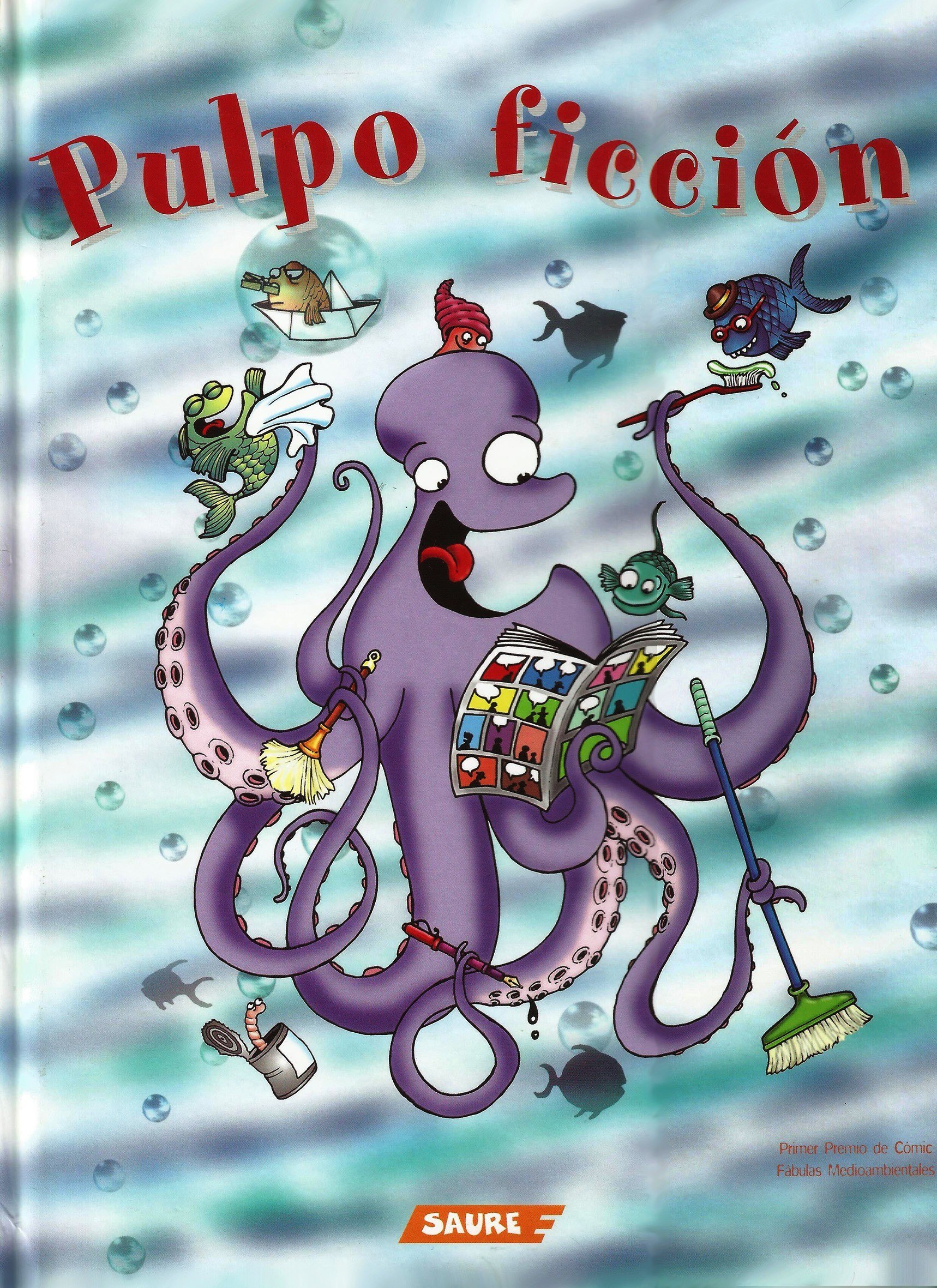 Portada ampliada de Pulpo ficción