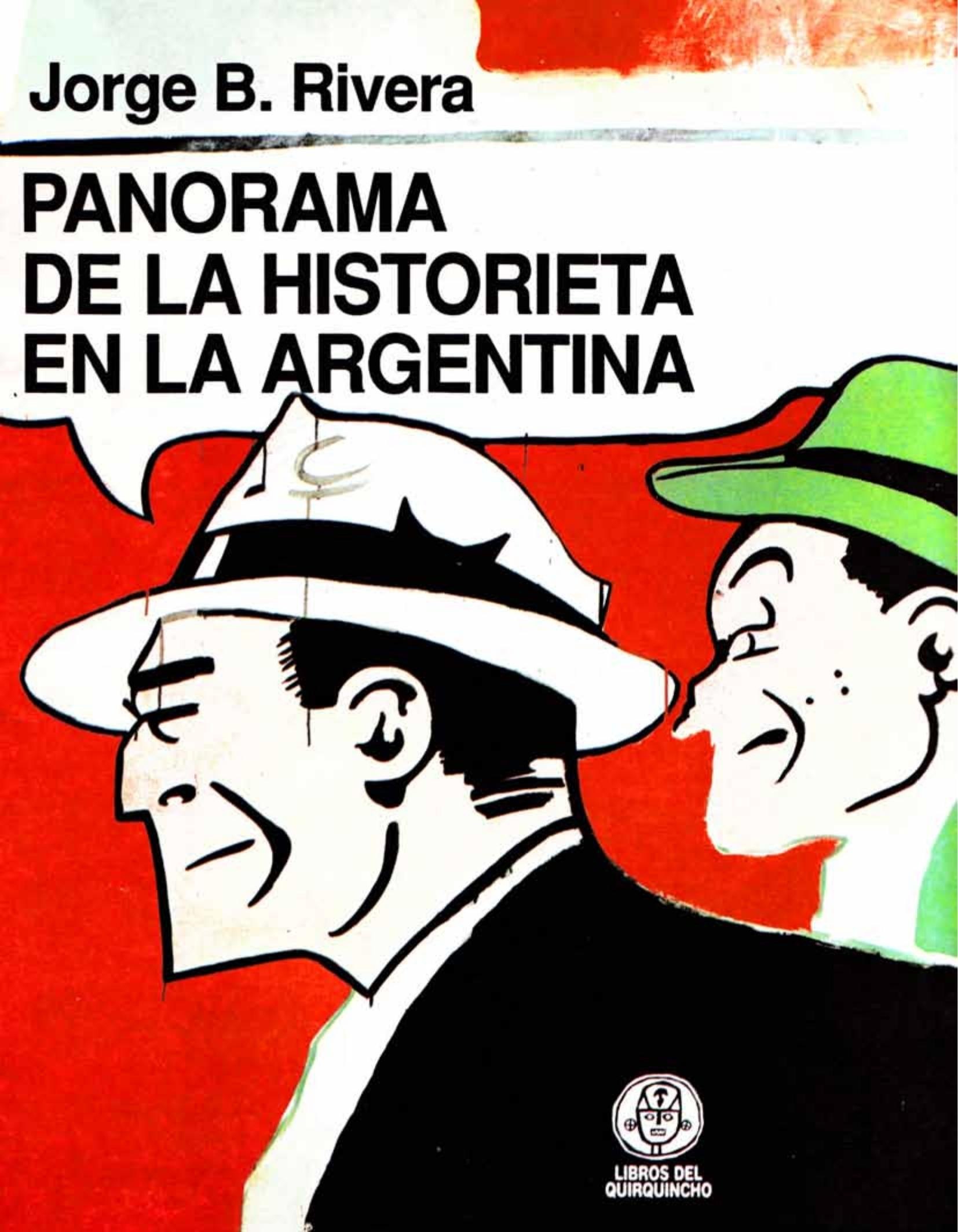 Portada ampliada de PANORAMA DE LA HISTORIETA EN LA ARGENTINA