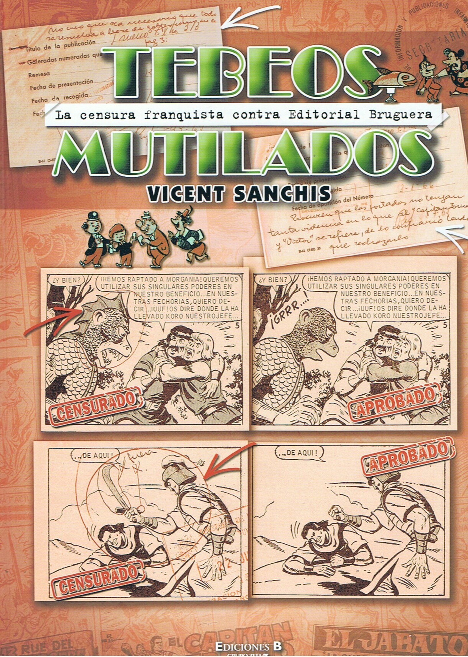 Portada ampliada de Tebeos Mutilados