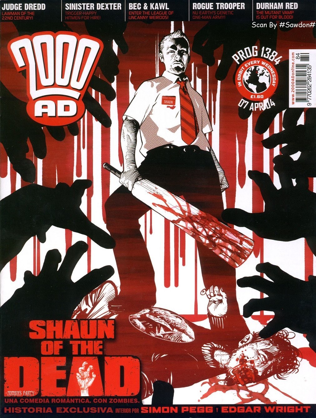 Portada ampliada de Shaun of the Dead