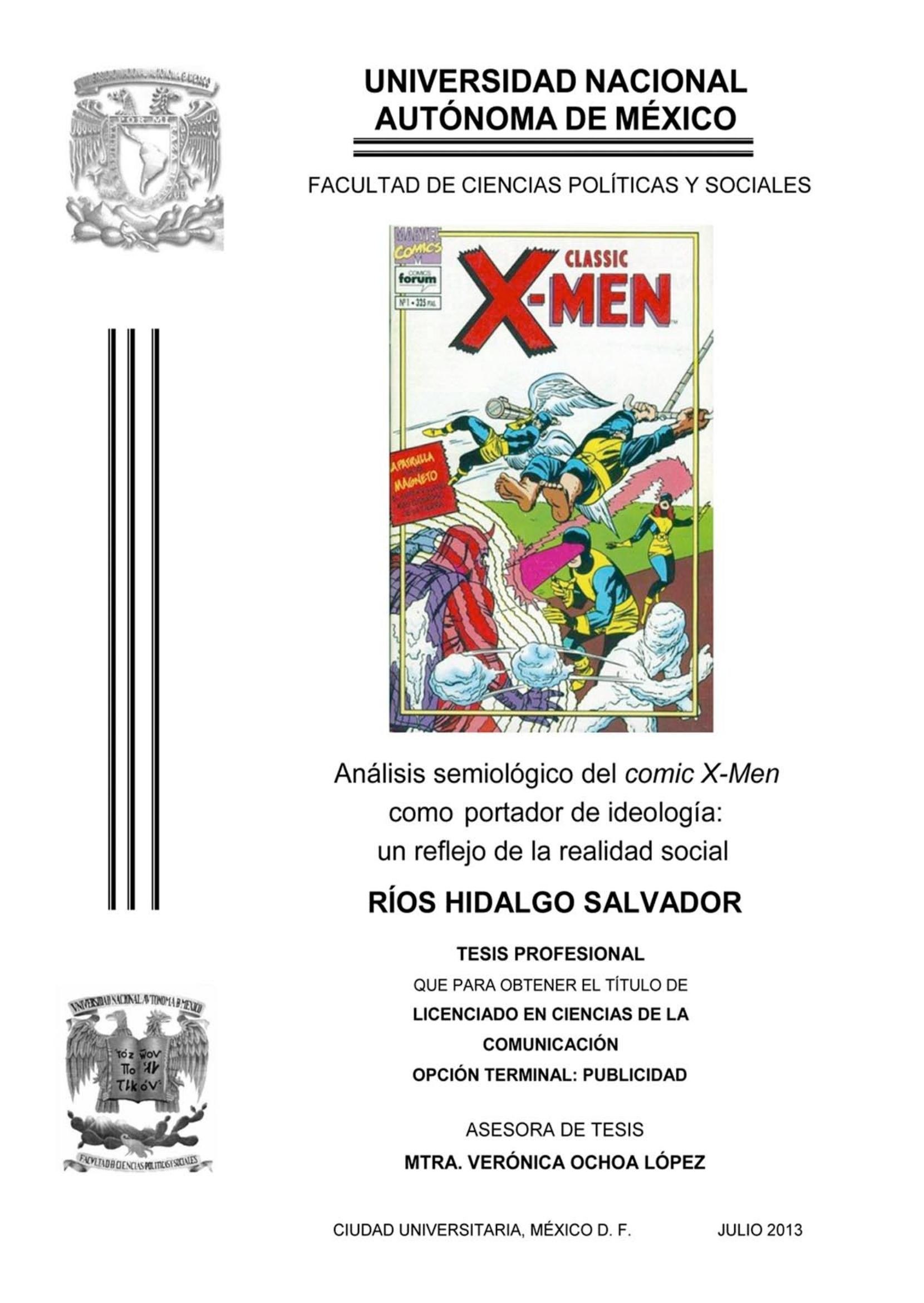 Portada ampliada de X-MEN CLASSIC