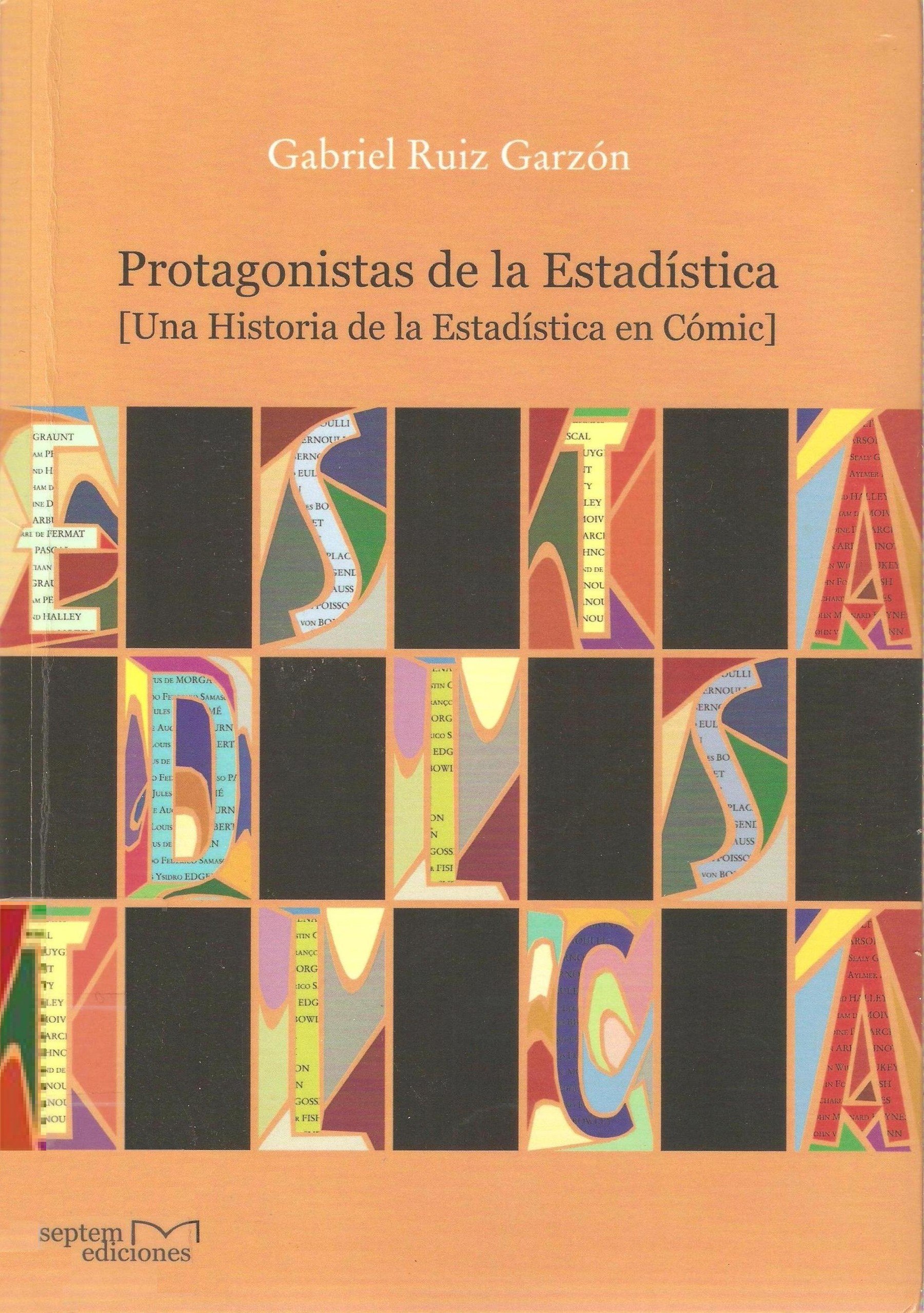Portada ampliada de Protagonistas de la Estadística [Una Historia de la Estadística en Cómic]