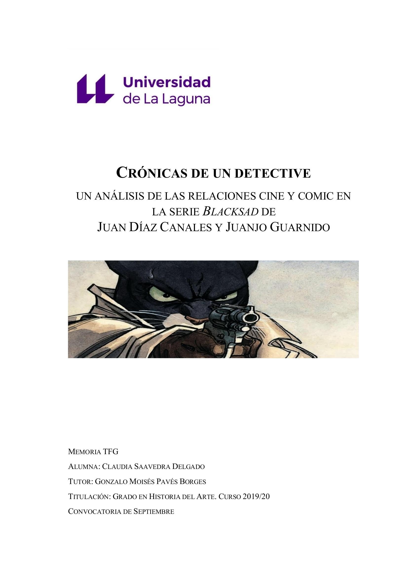 Portada ampliada de CRÓNICAS DE UN DETECTIVE
